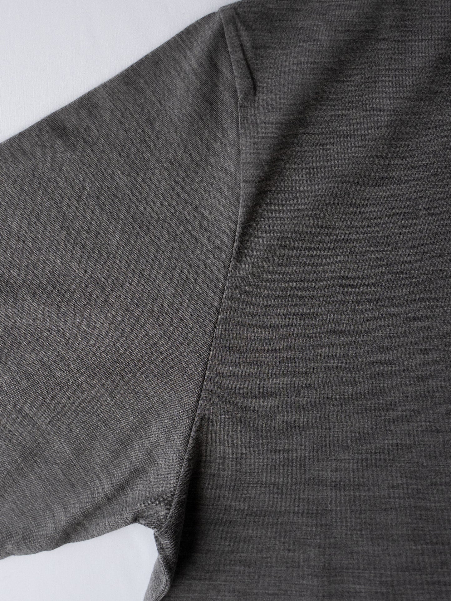 Merino Wool Pocket L/S Mock Neck Tee