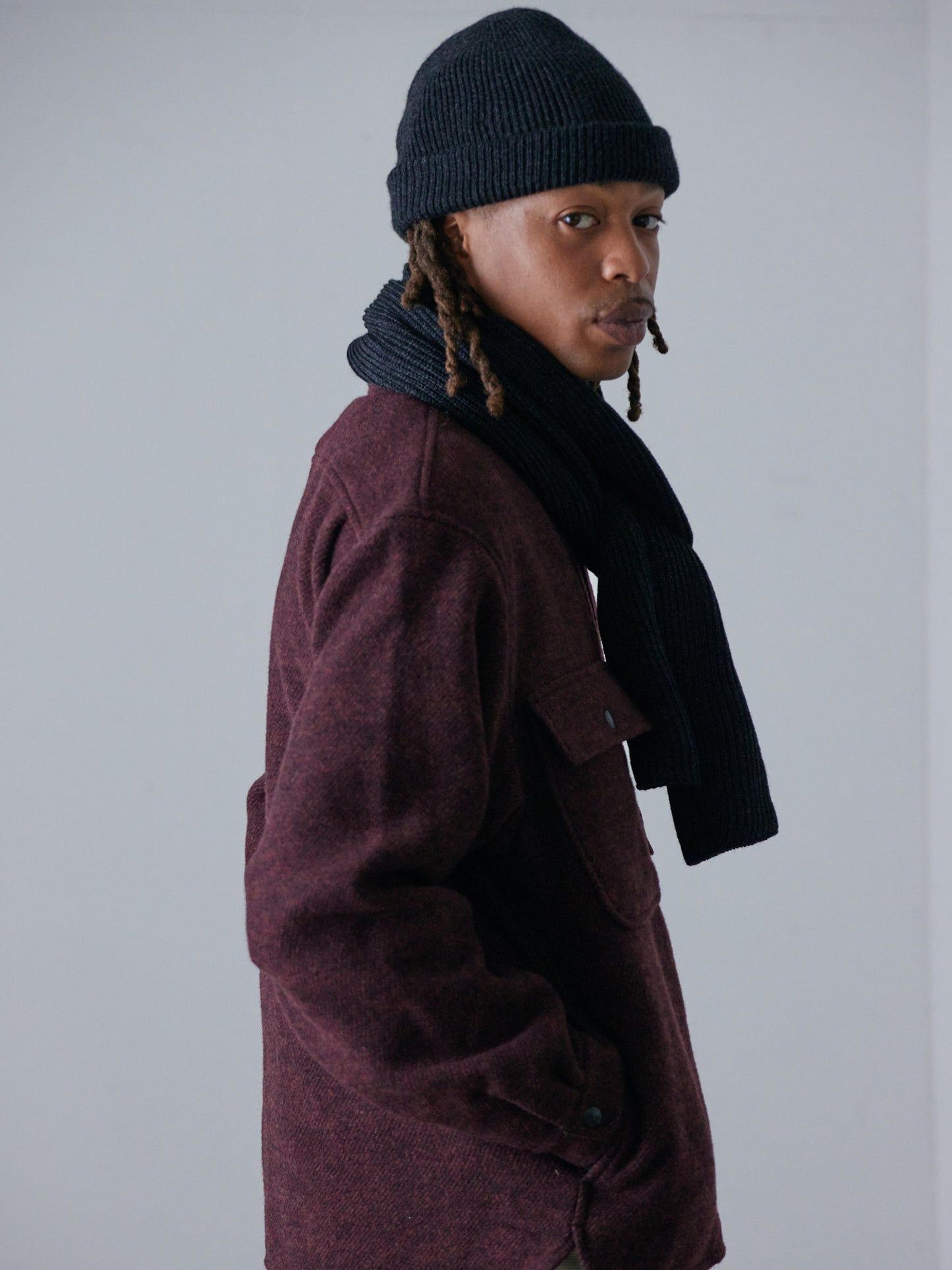 Whole Garment Grandpa Knit Cap