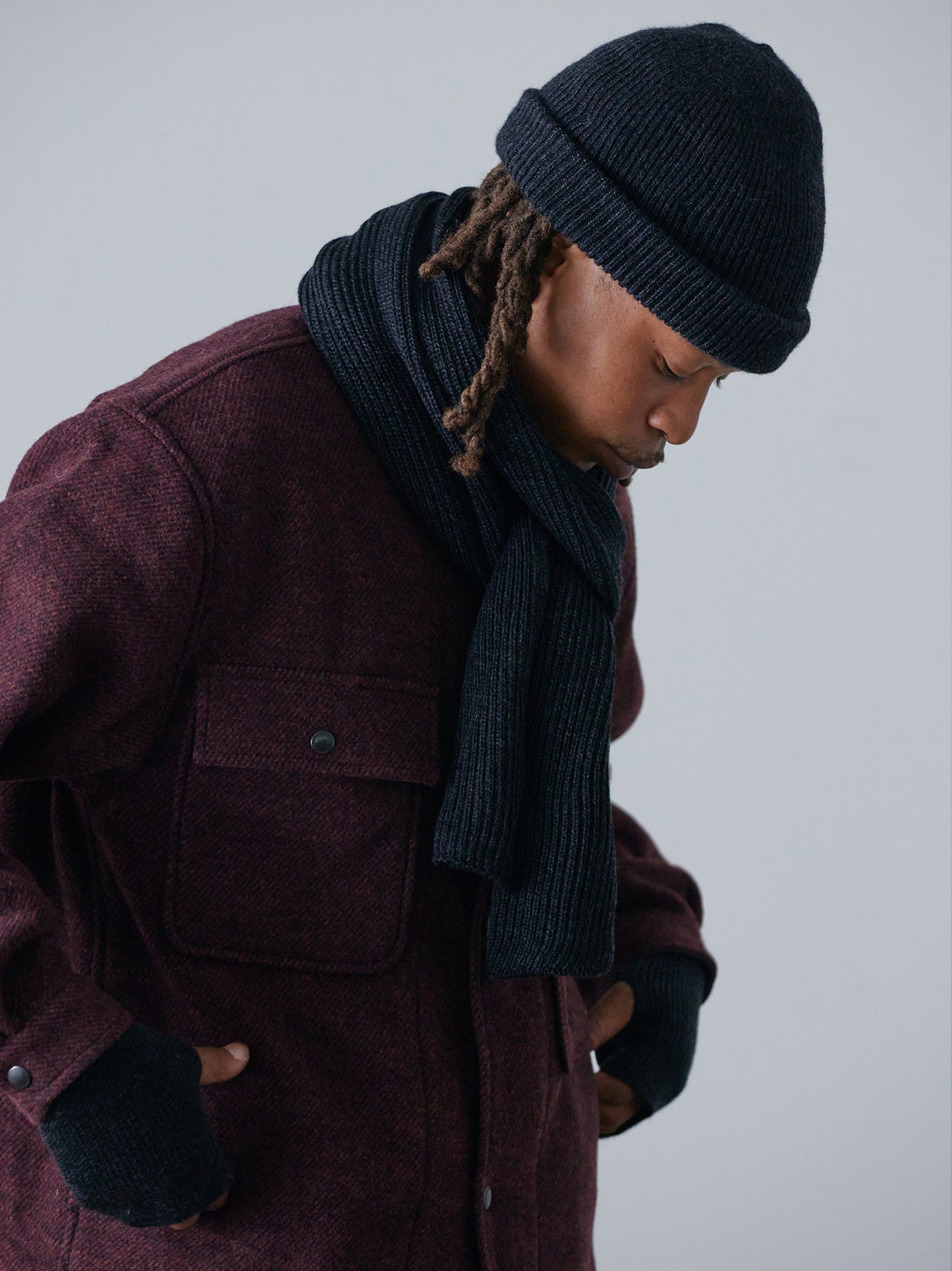 Whole Garment Grandpa Knit Cap