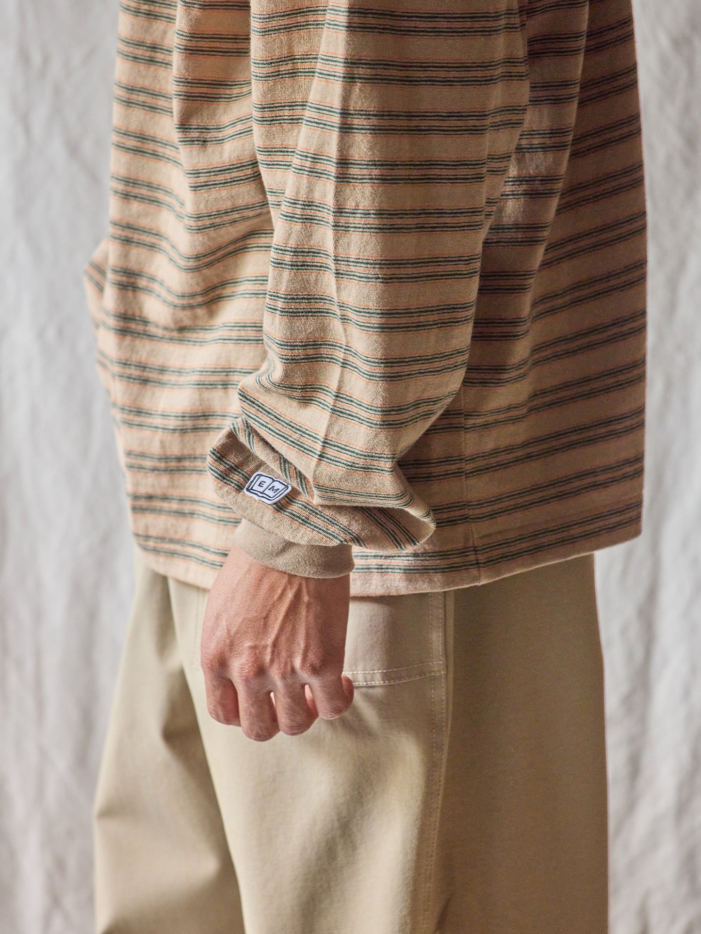 Horizontal Striped L/S Tee