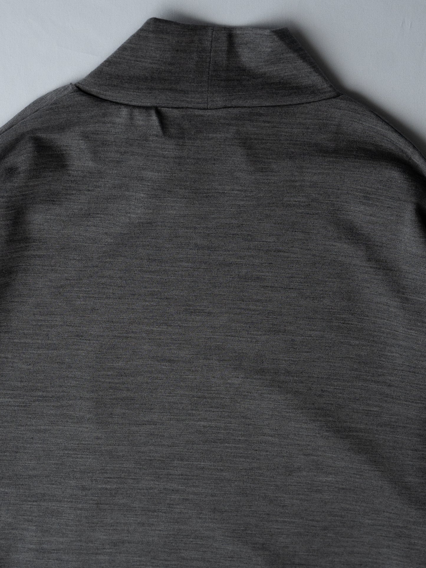 Merino Wool Pocket L/S Mock Neck Tee