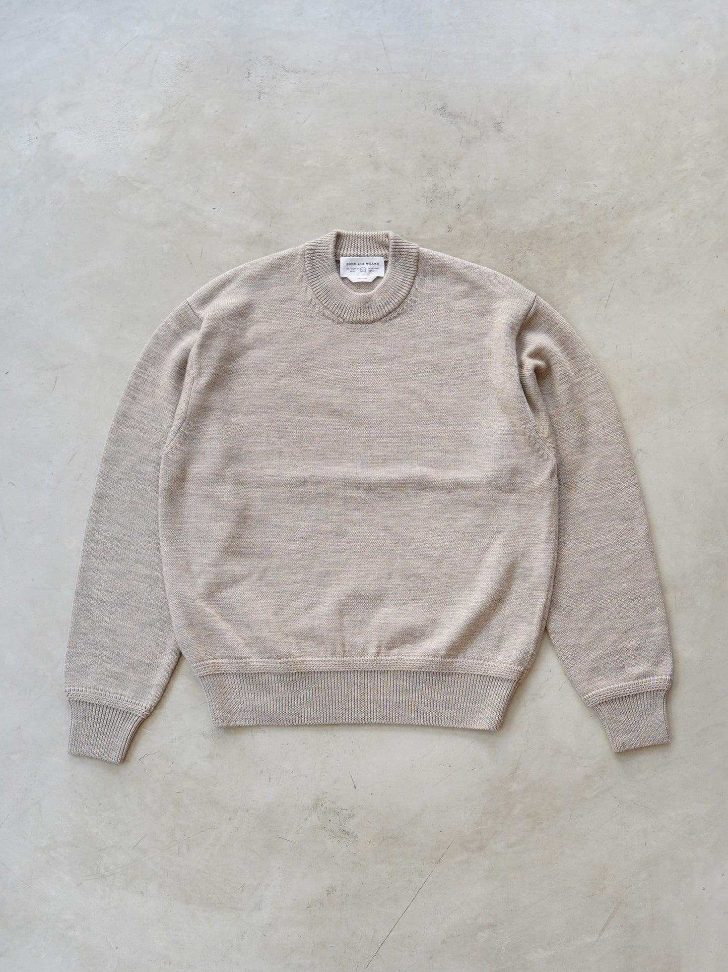 Merino Wool Crew Neck Knit