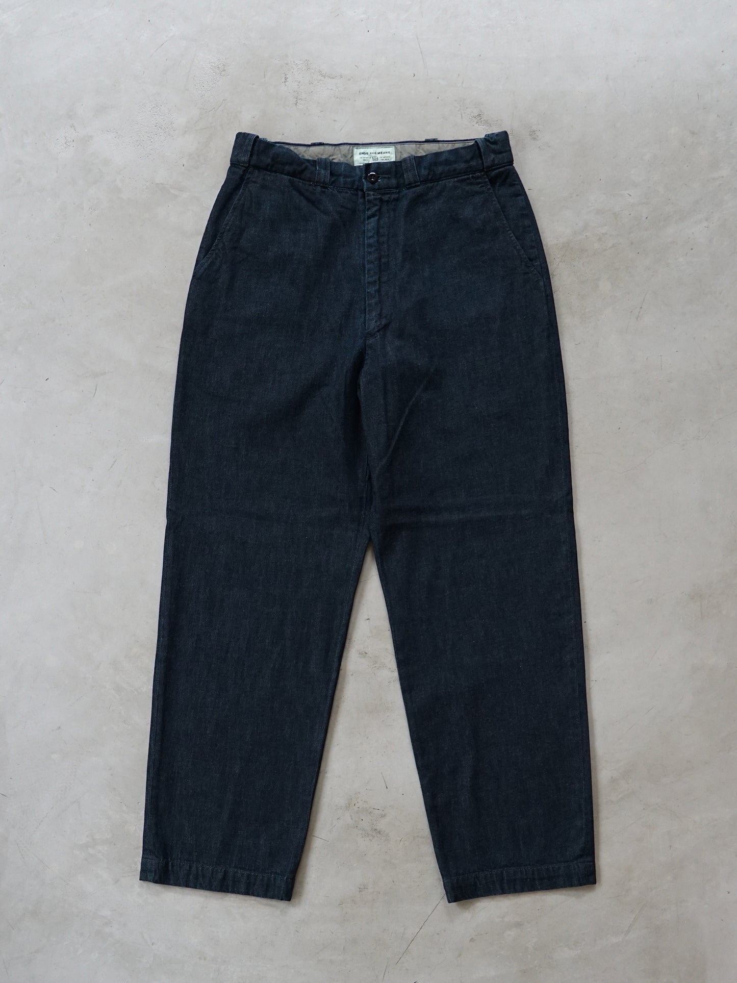 Work Chino Indigo Denim 23A/W