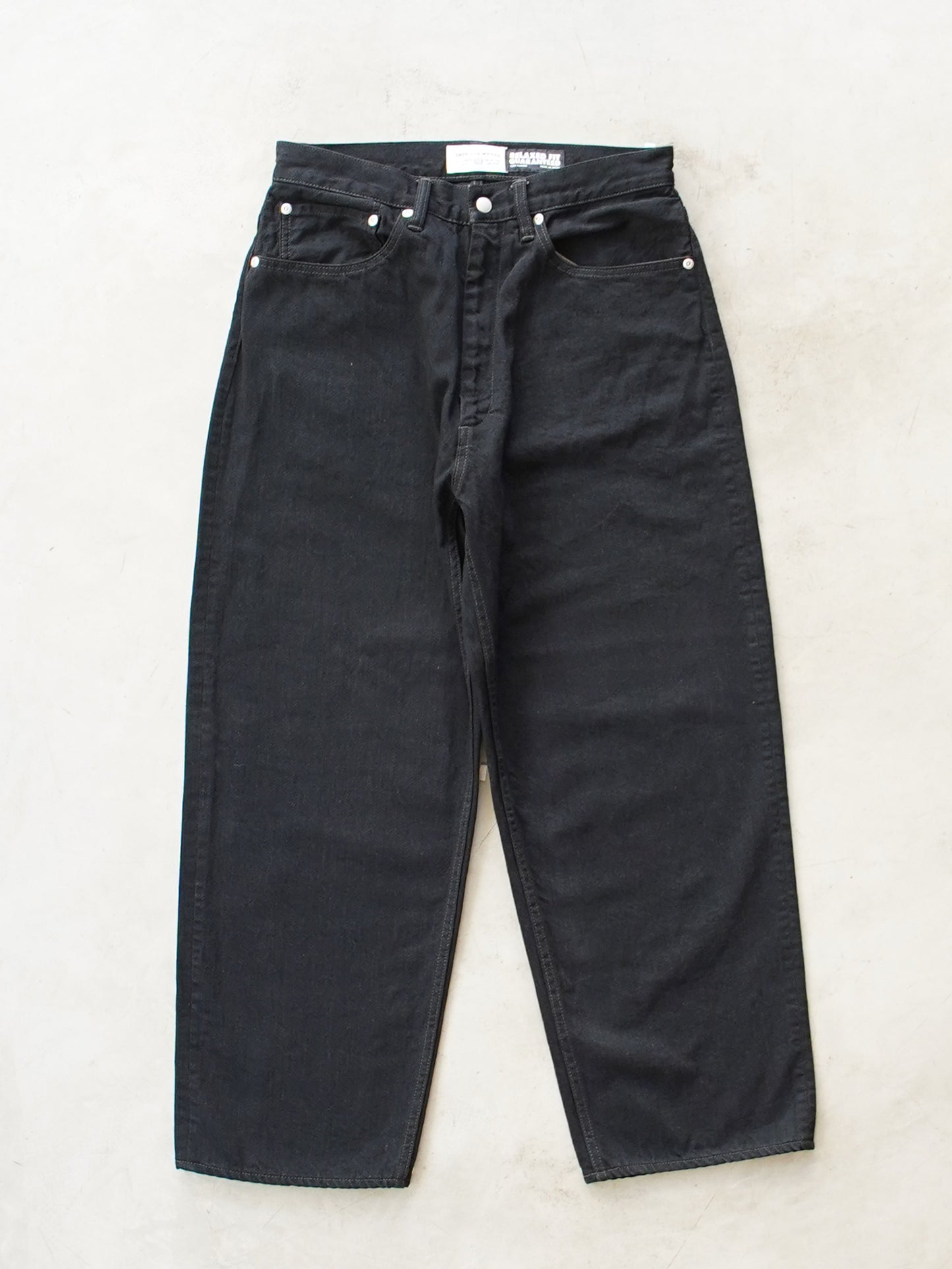 Relaxed fit 5 Pockets Denim Black