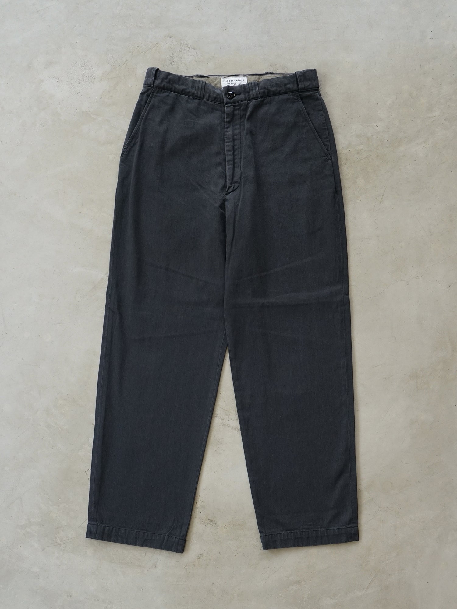 Work Chino Gray Denim 23A/W