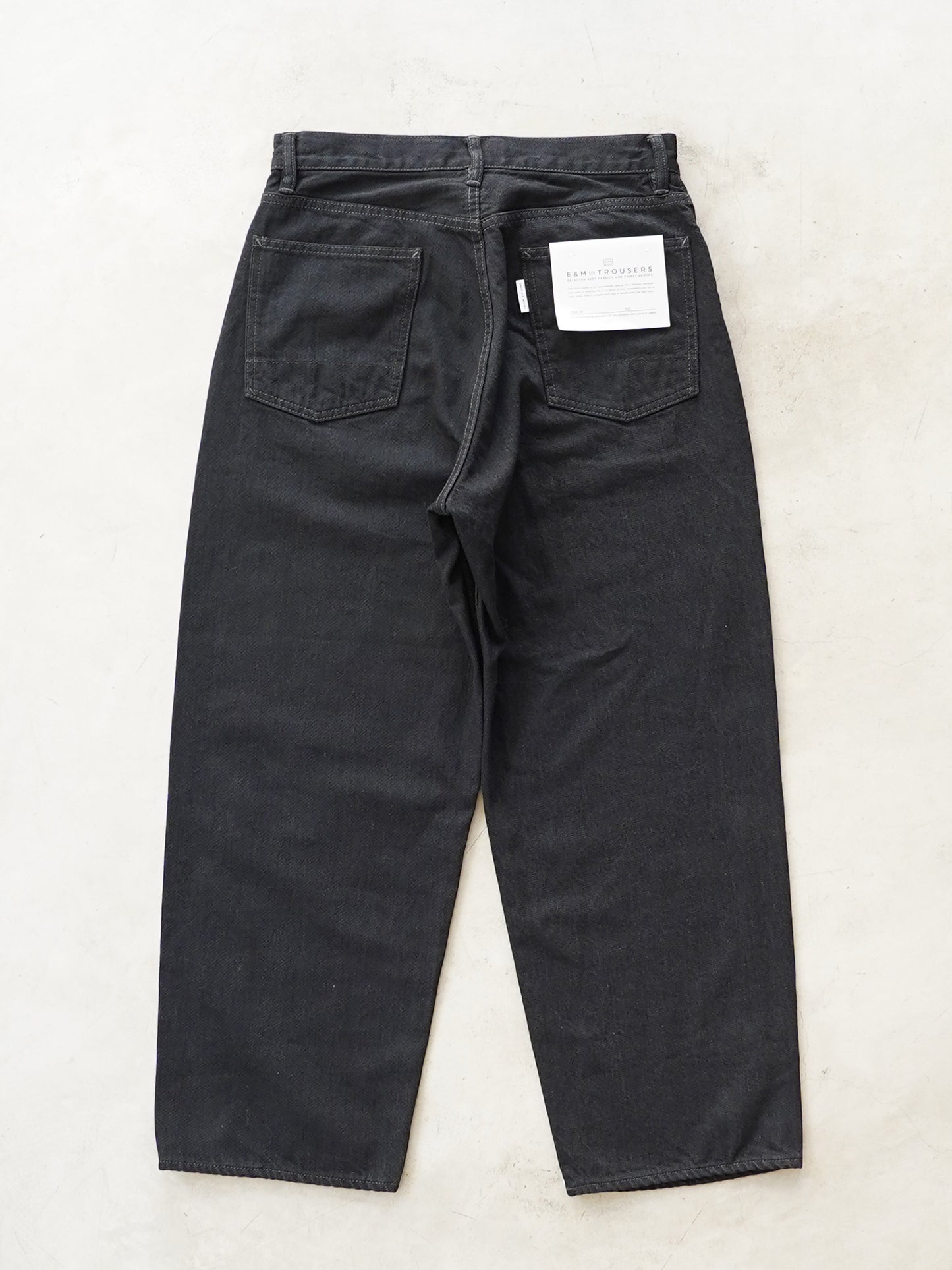 Relaxed fit 5 Pockets Denim Black