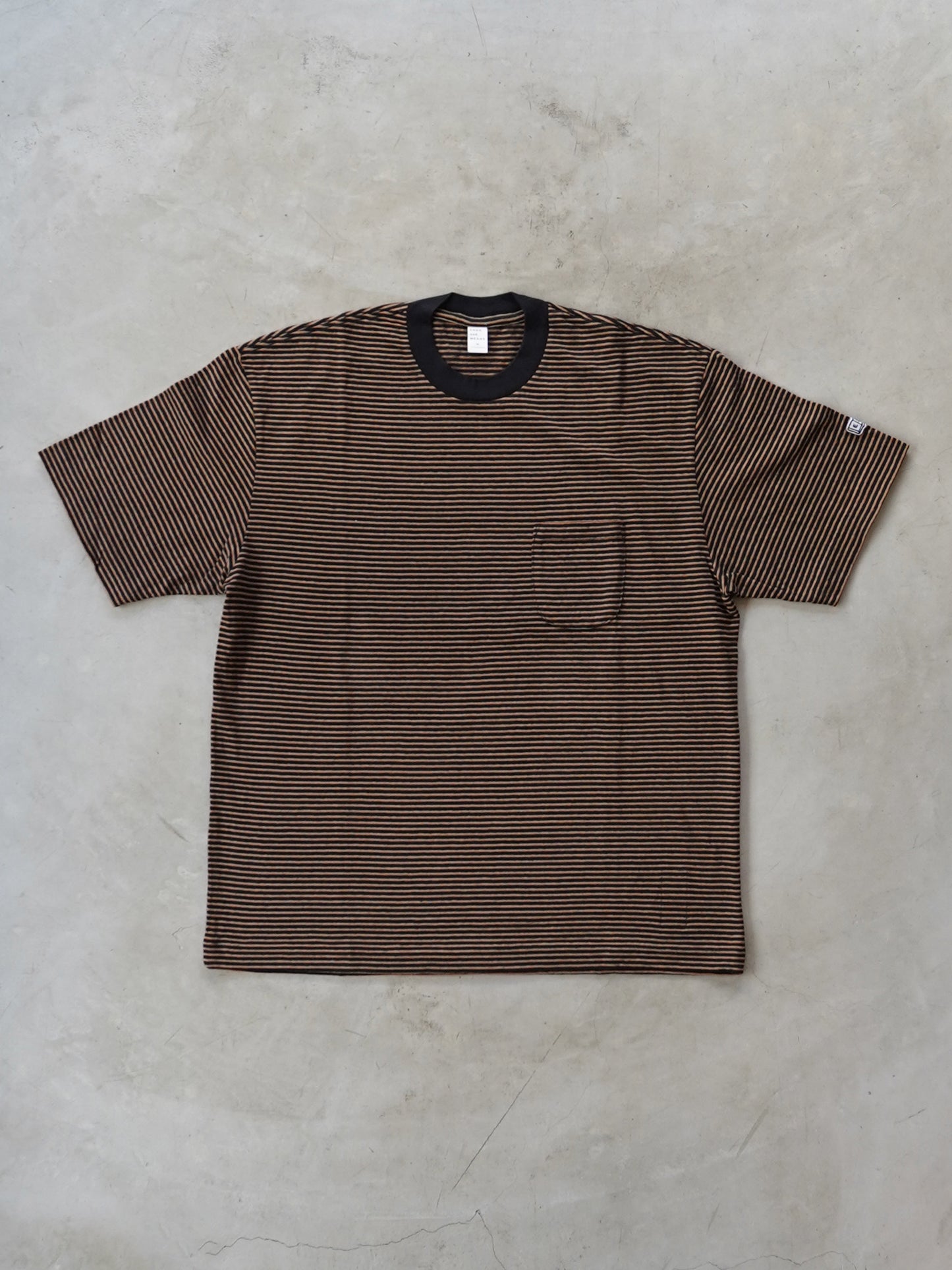 Horizontal striped Pocket Tee
