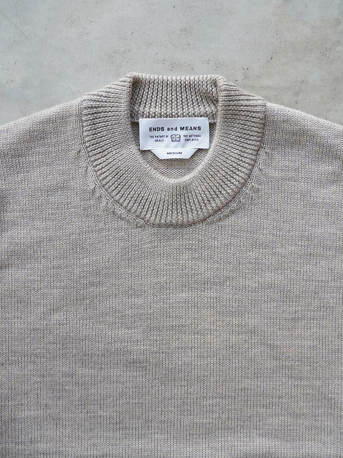 Merino Wool Crew Neck Knit