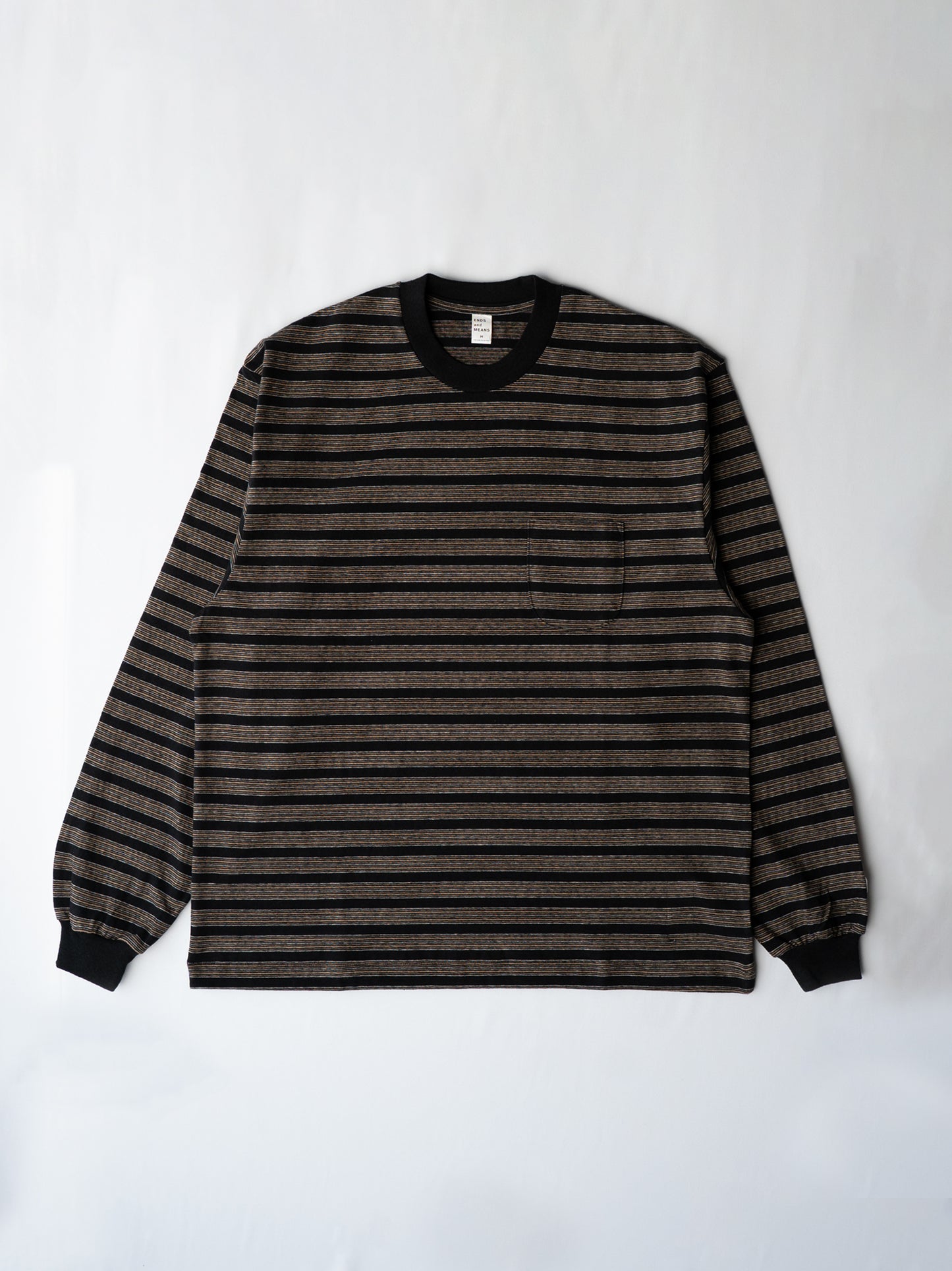 Horizontal Striped L/S Tee