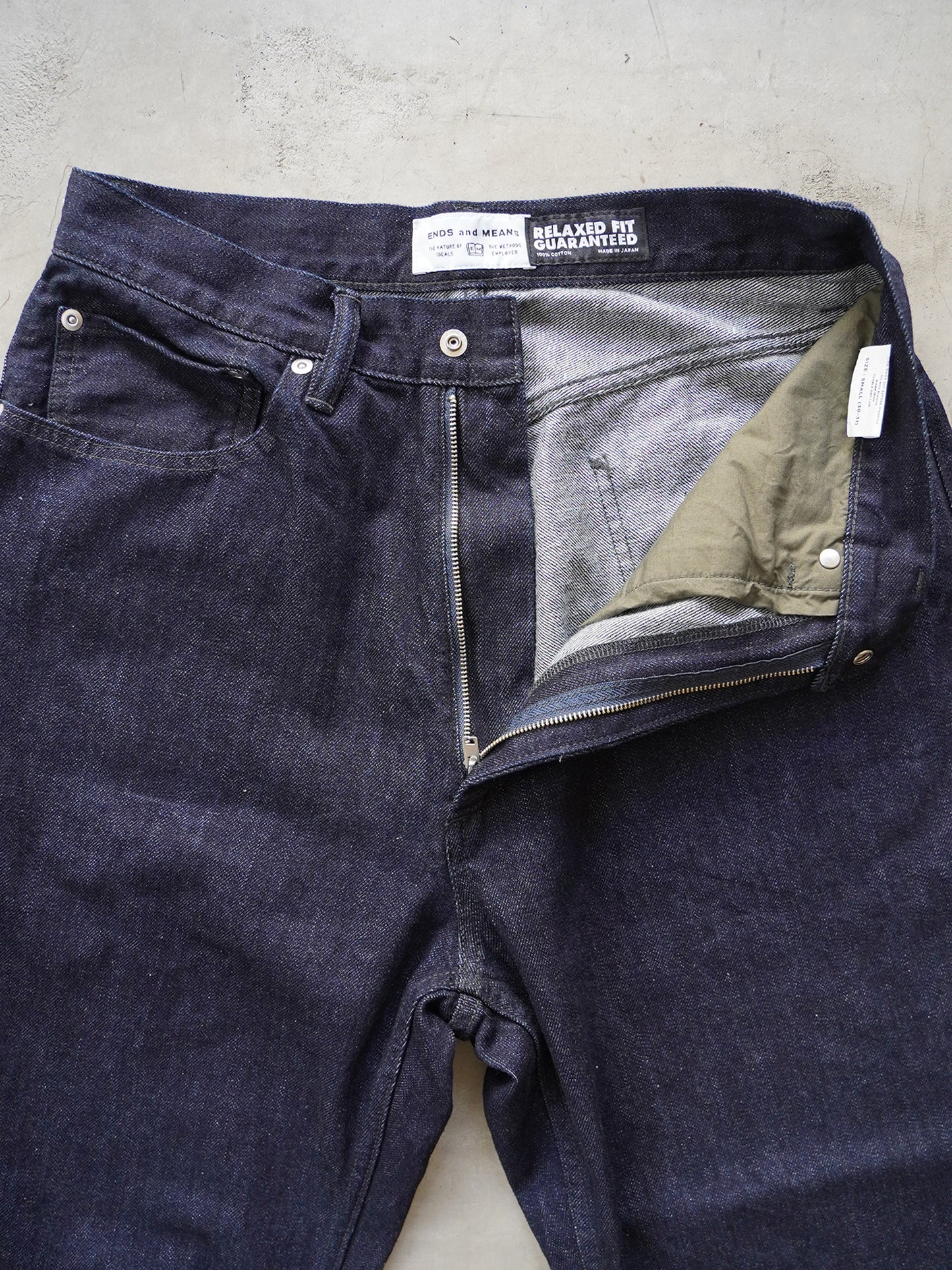 Relaxed fit 5 Pockets Denim Indigo