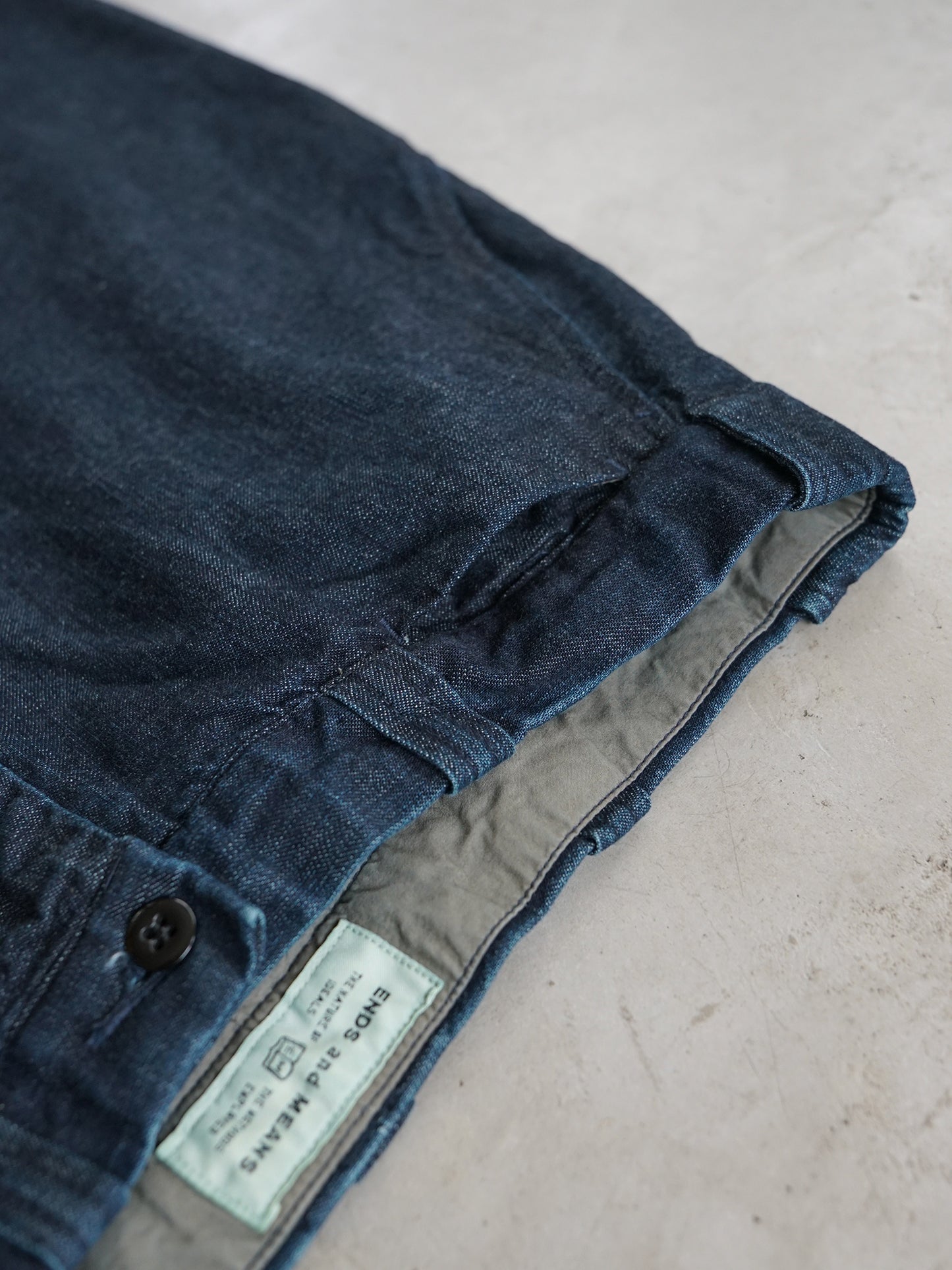 Work Chino Indigo Denim 23A/W