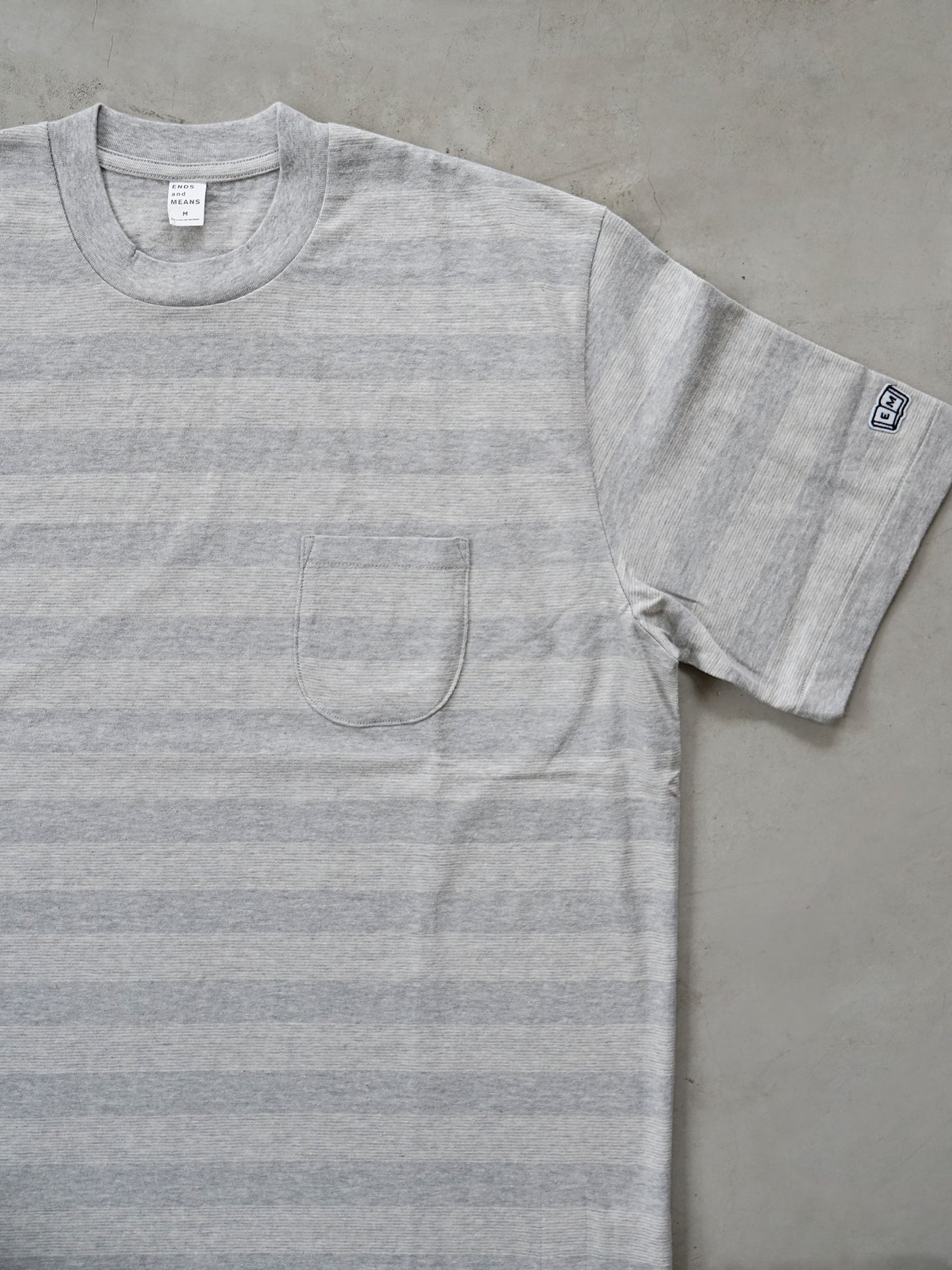Horizontal Stripe Pocket Tee CH Limited Colour