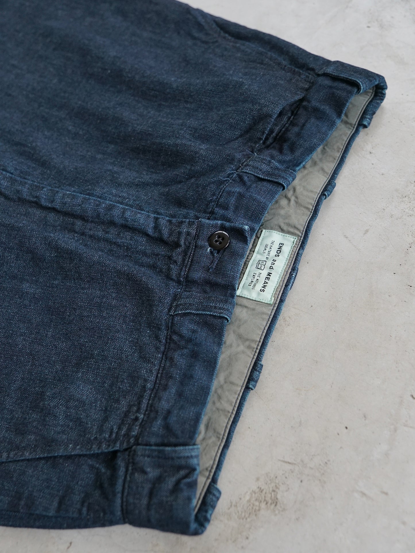 Work Chino Indigo Denim 23A/W