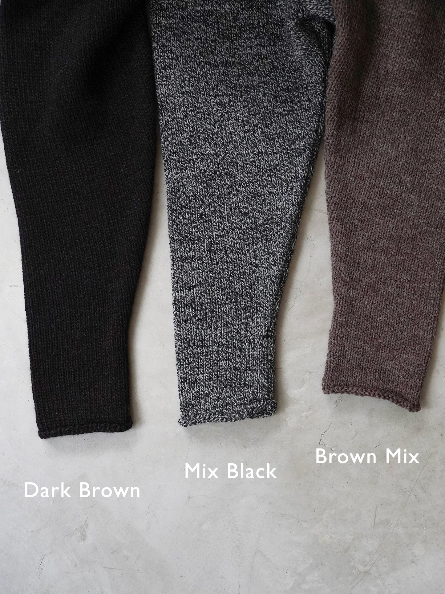 Roll Neck Nep Knit