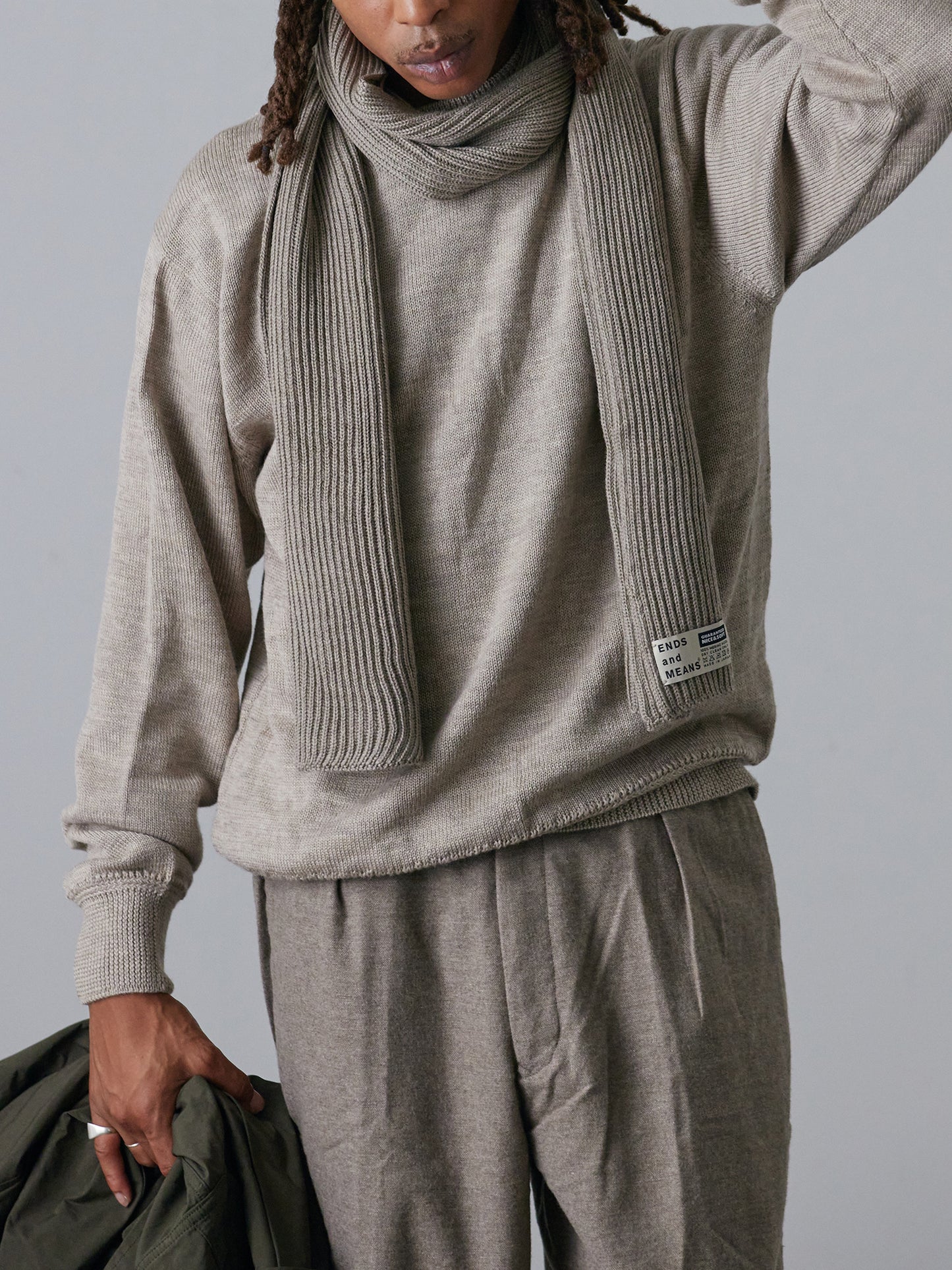 Merino Wool Crew Neck Knit