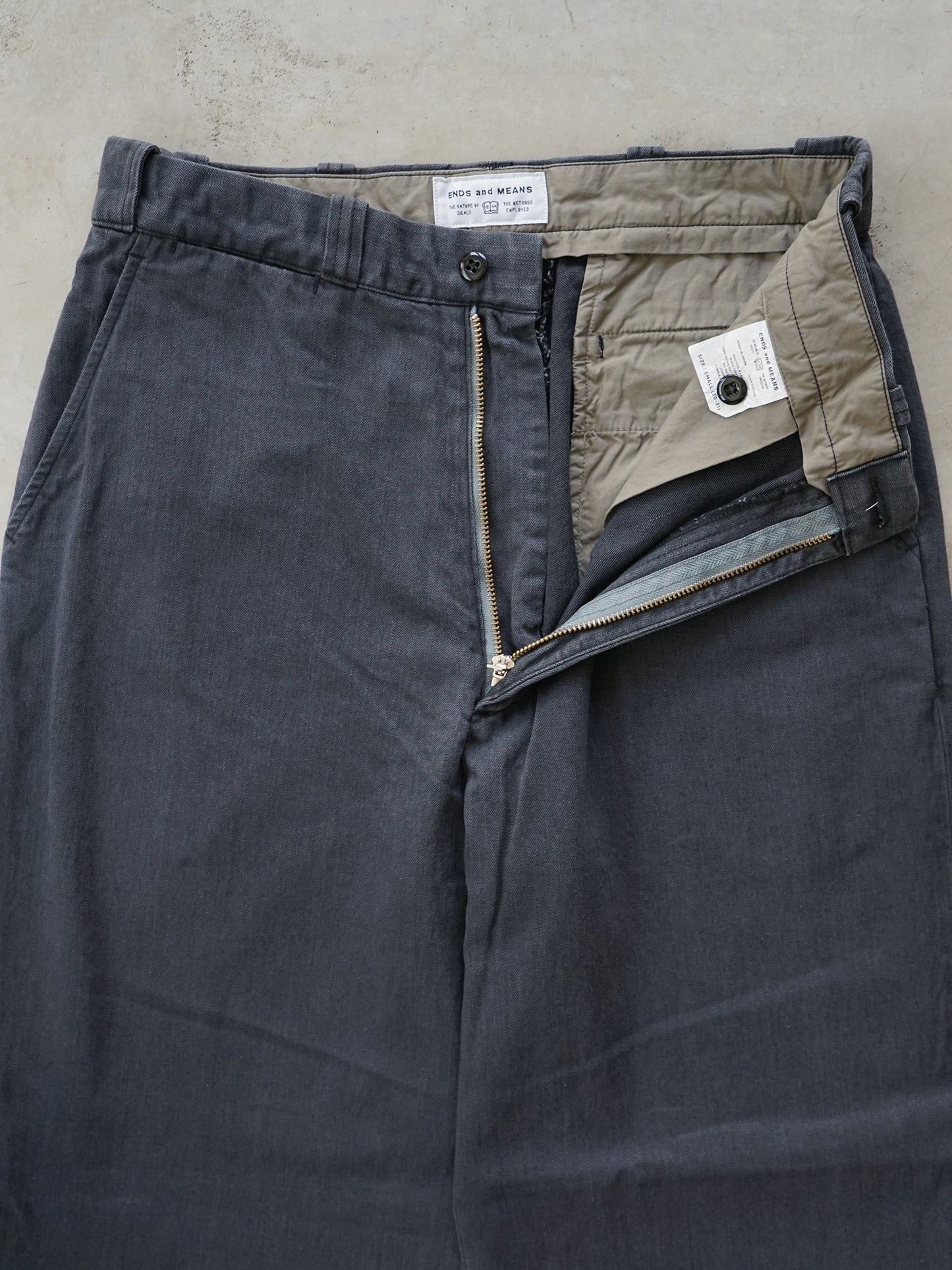 Work Chino Gray Denim 23A/W