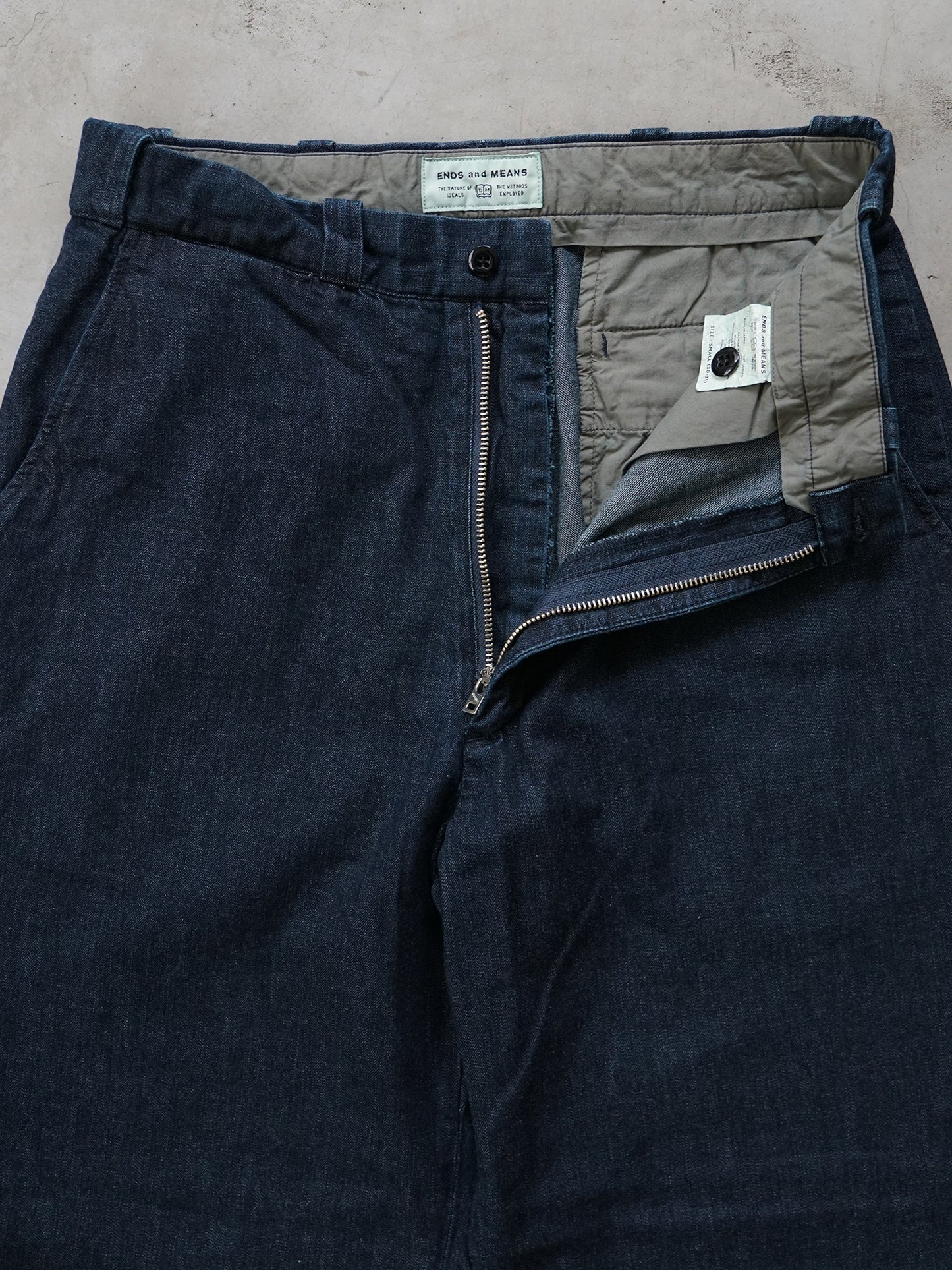 Work Chino Indigo Denim 23A/W