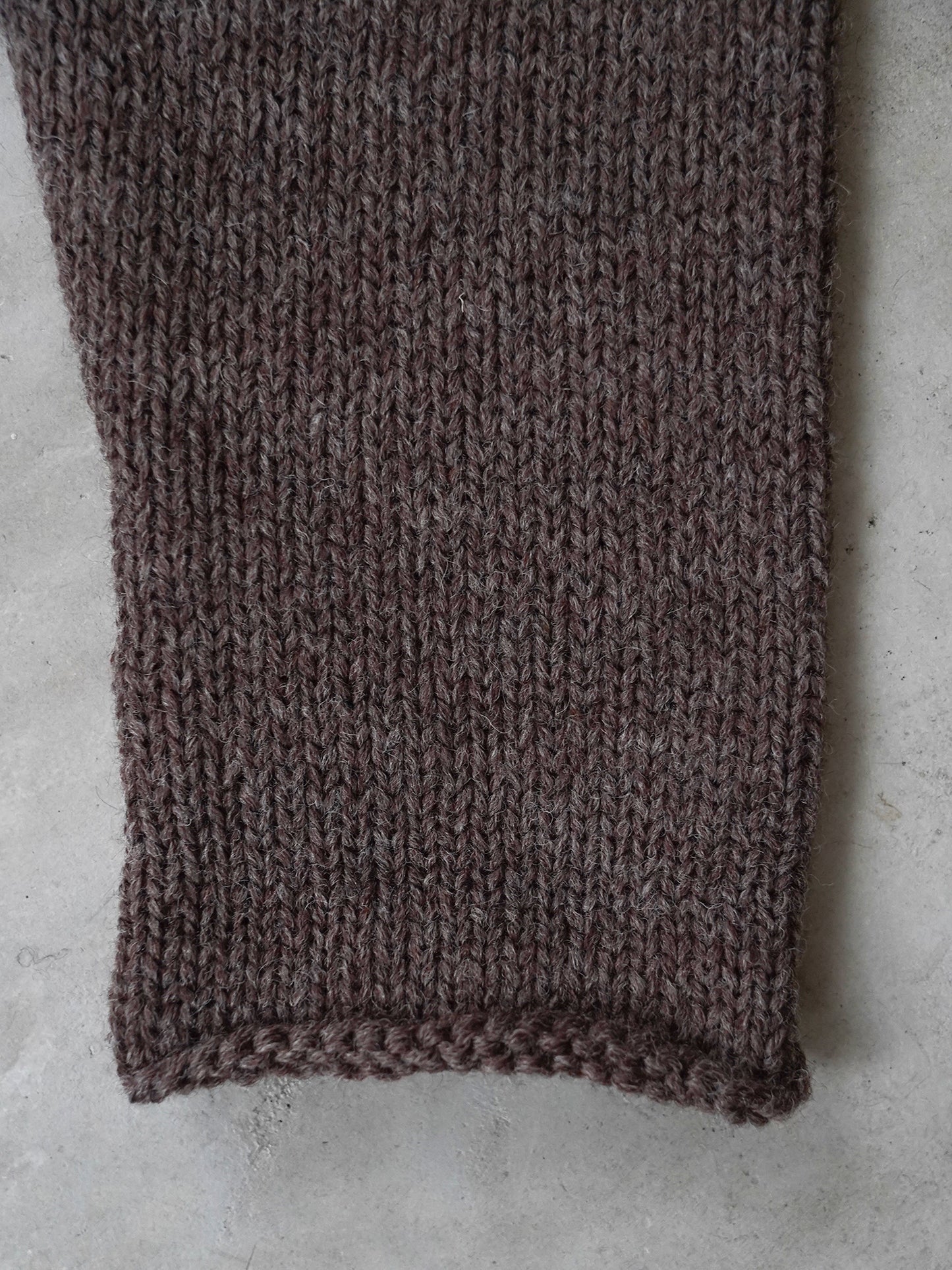 Roll Neck Nep Knit