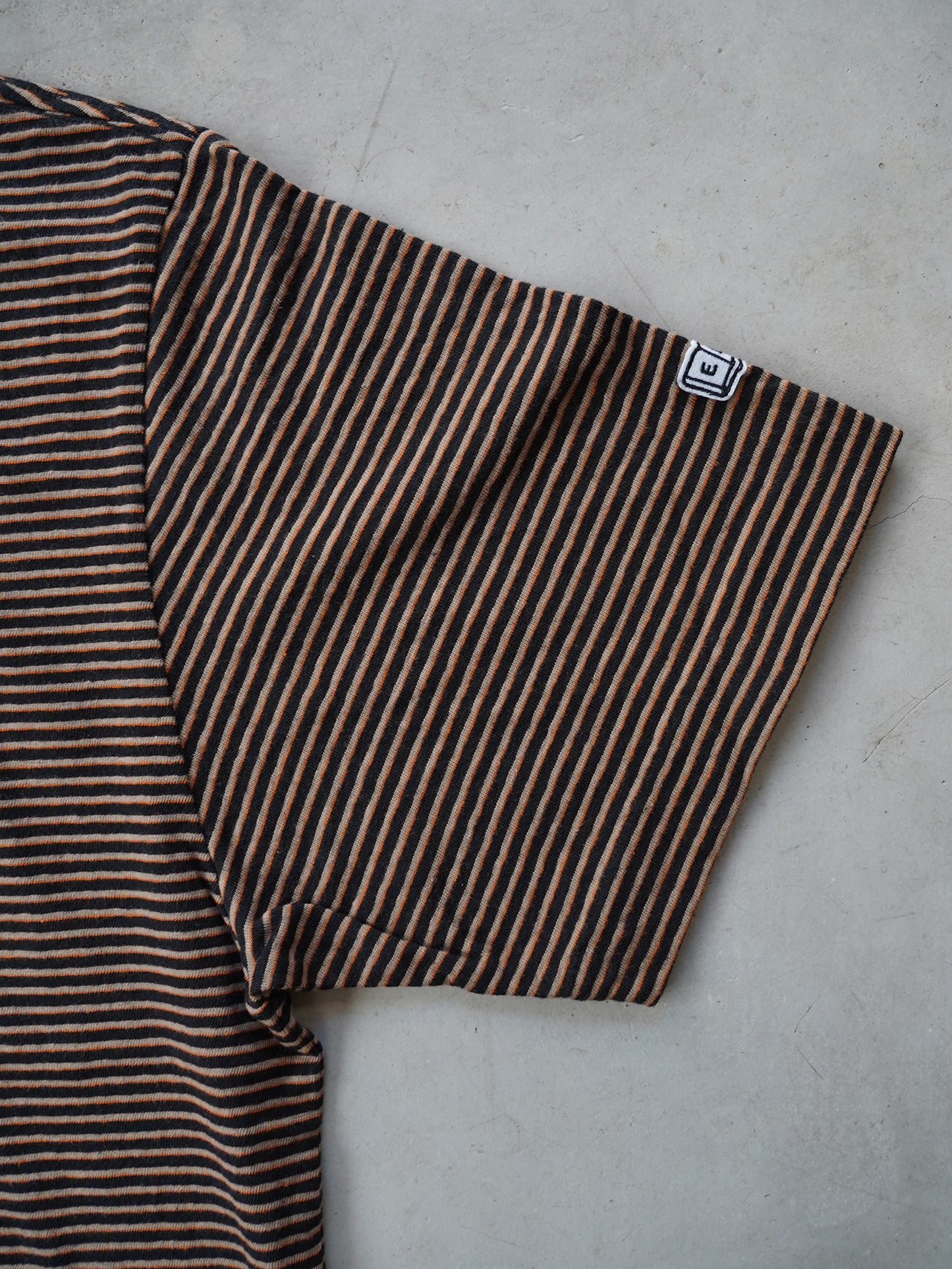 Horizontal striped Pocket Tee