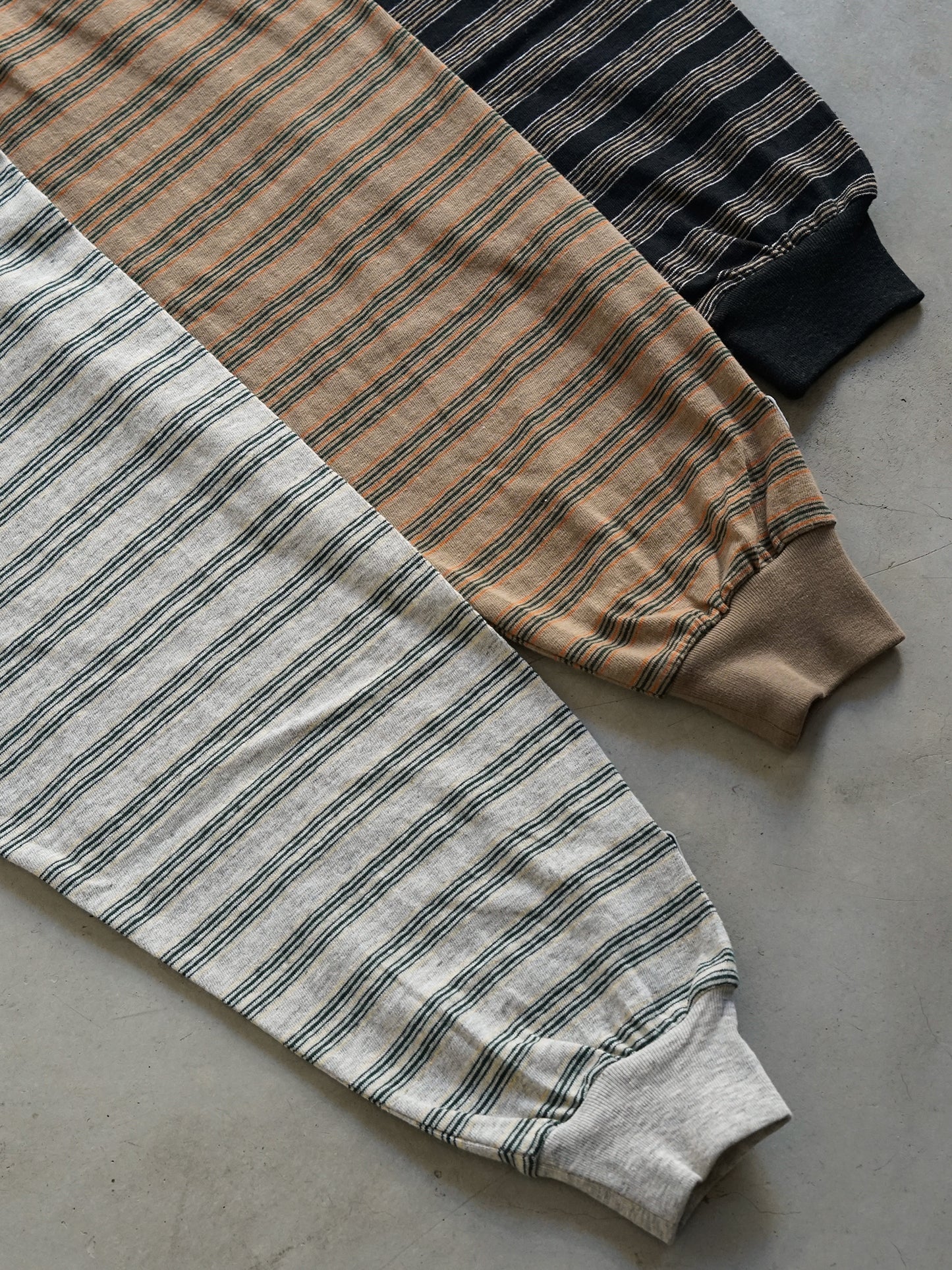 Horizontal Striped L/S Tee