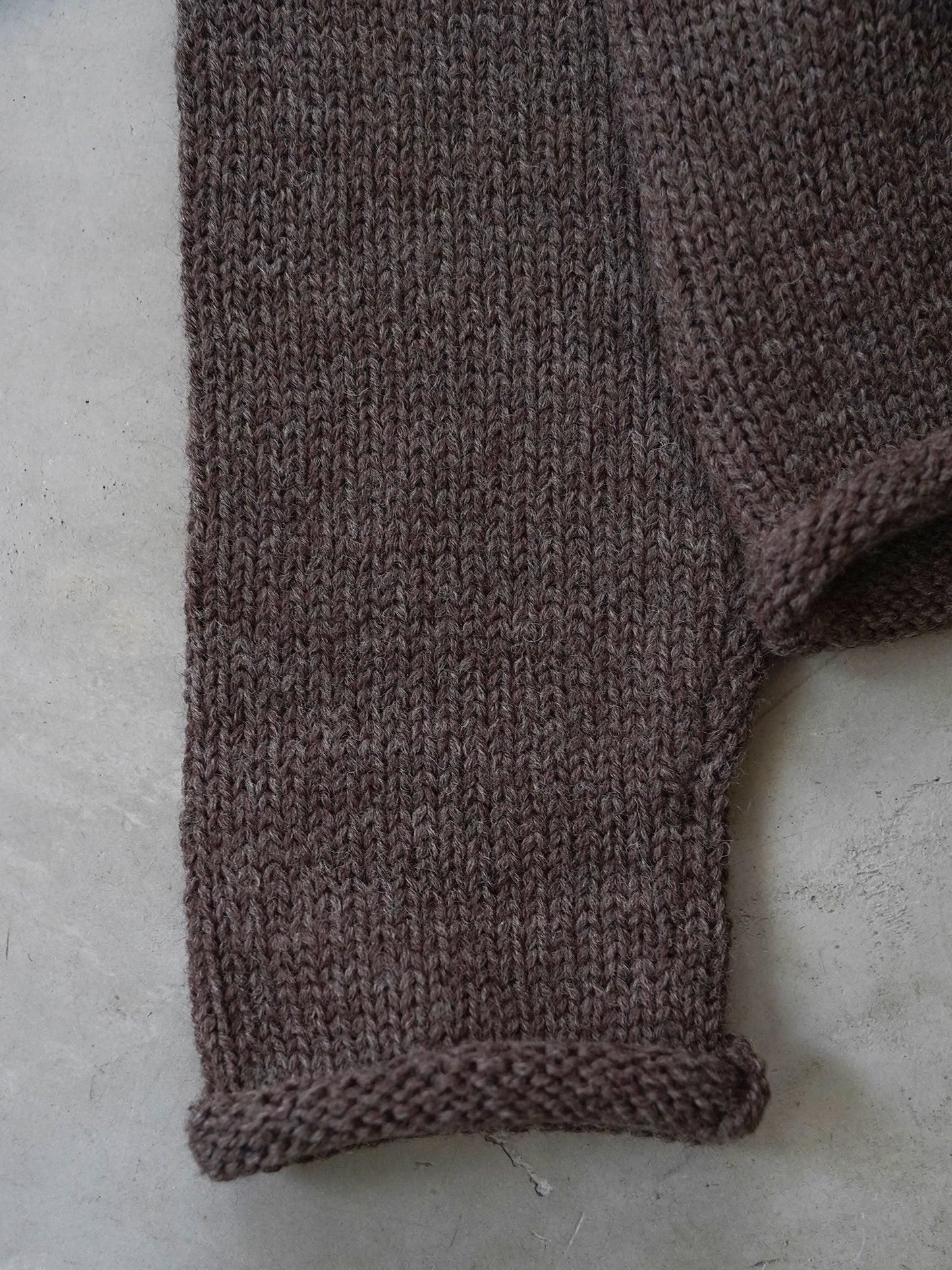 Roll Neck Nep Knit