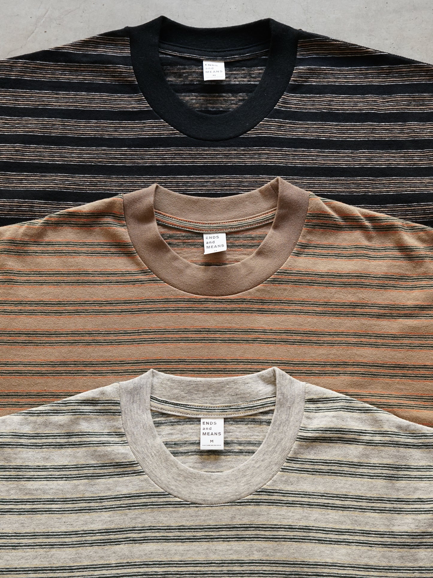 Horizontal Striped L/S Tee
