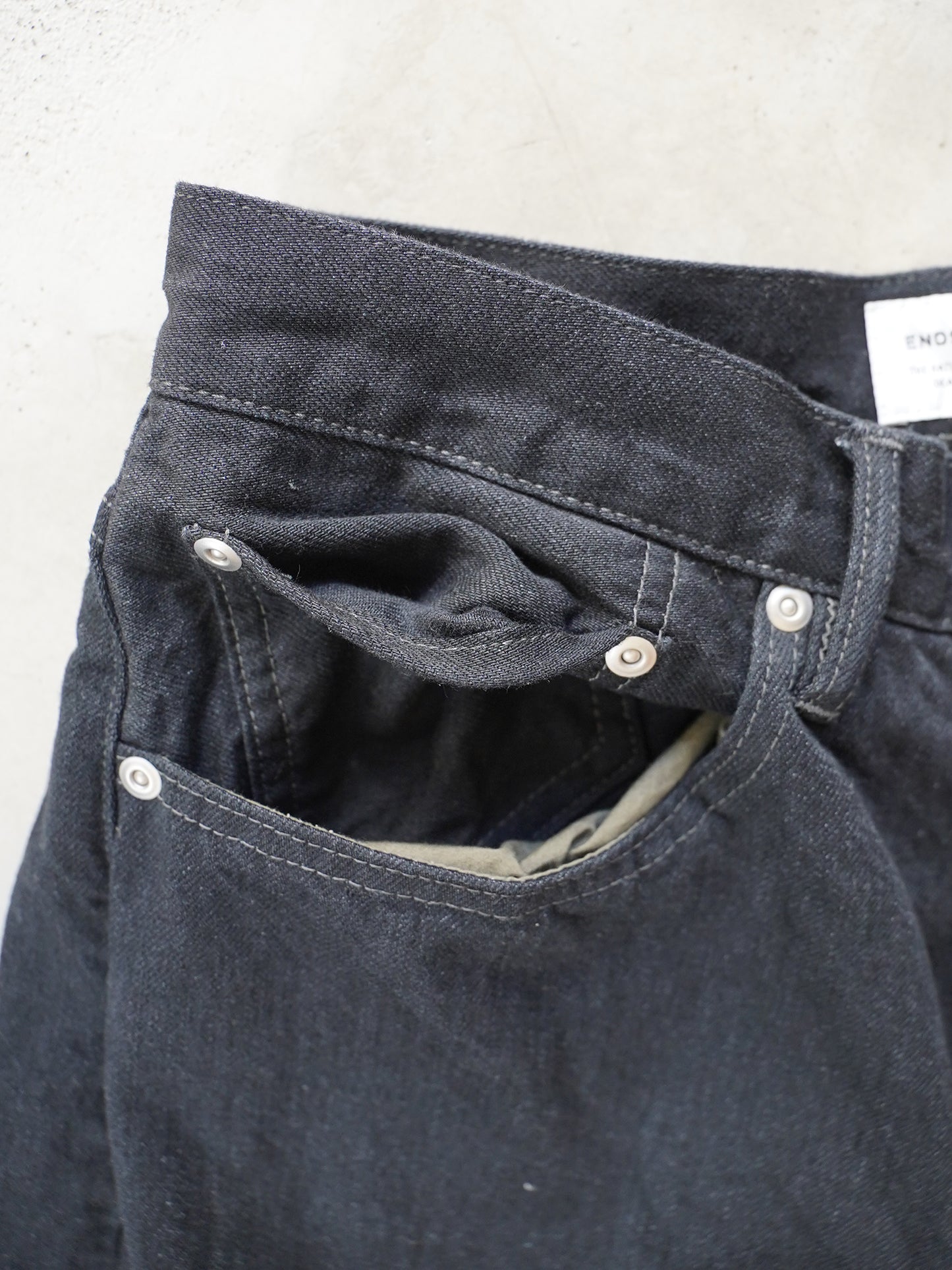 Relaxed fit 5 Pockets Denim Black