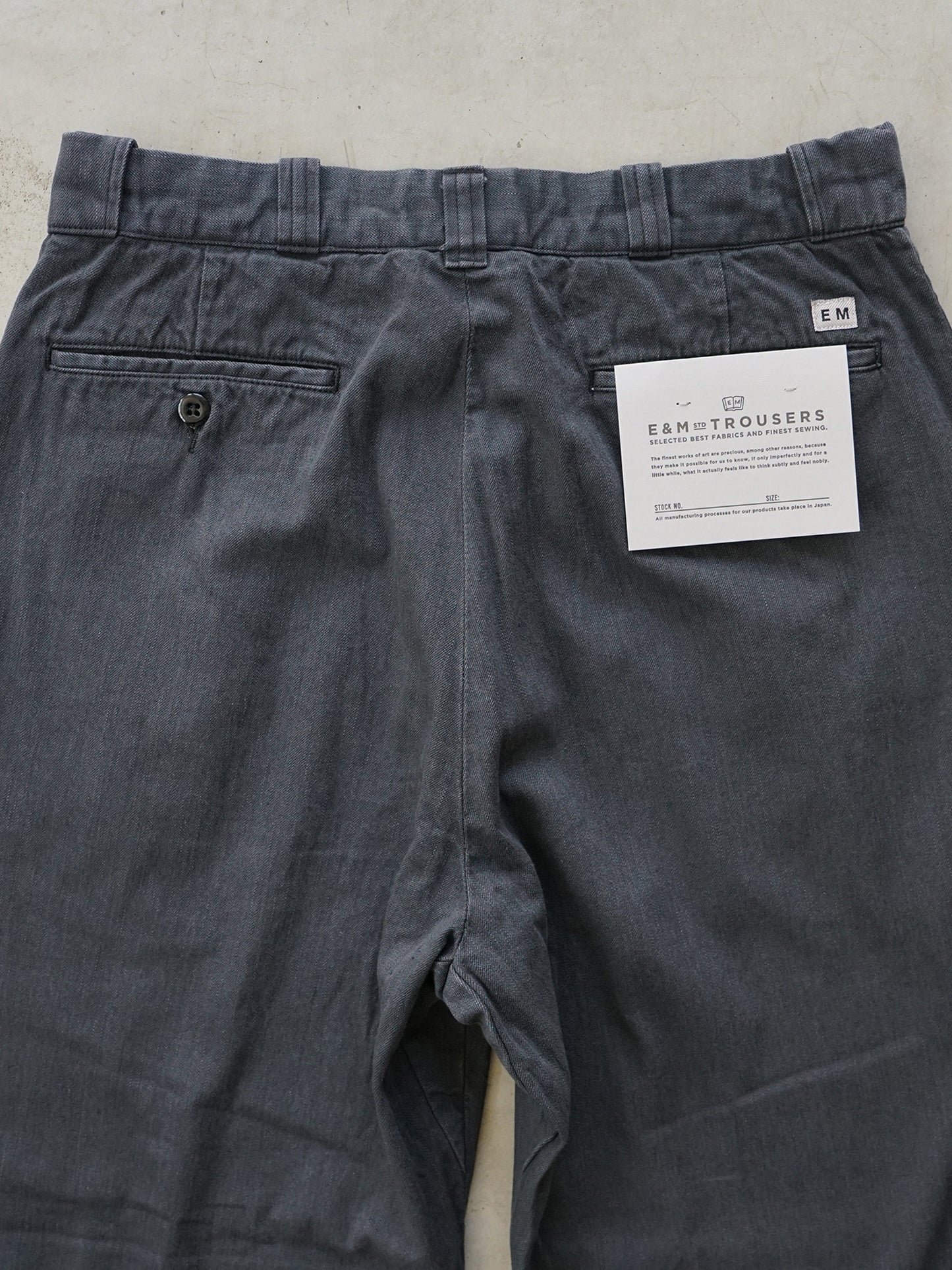 Work Chino Gray Denim 23A/W
