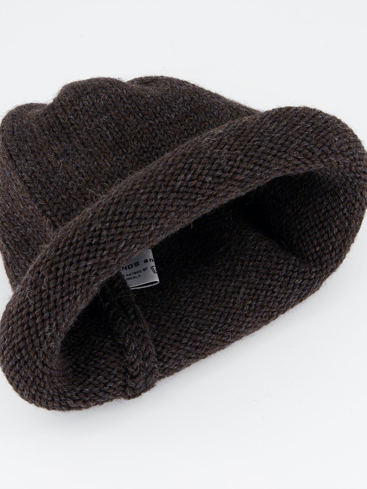 Roll Up Wool Knit Cap