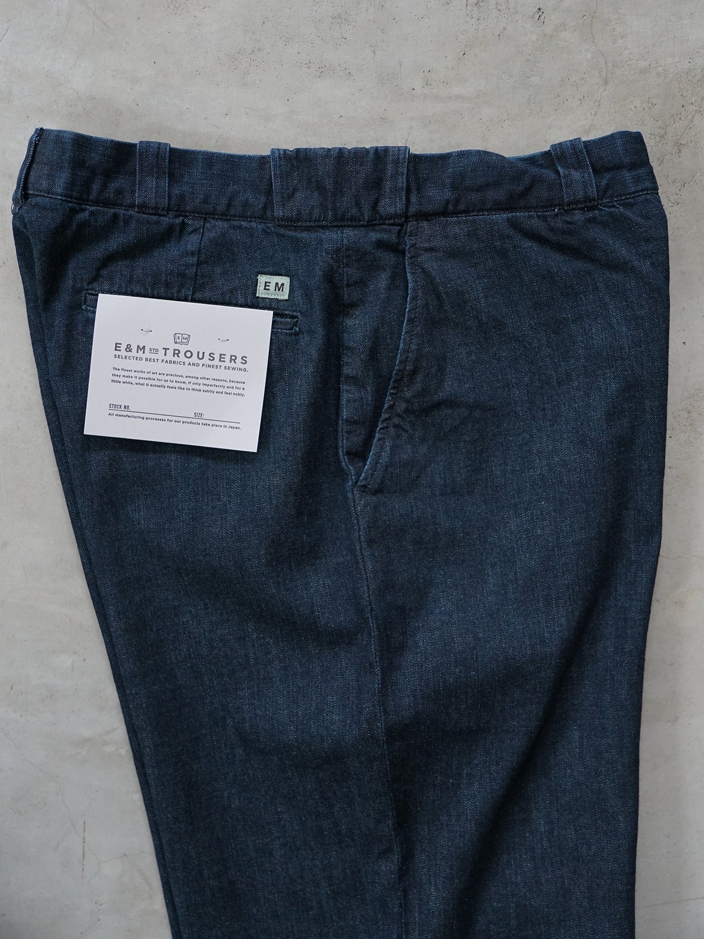 Work Chino Indigo Denim 23A/W
