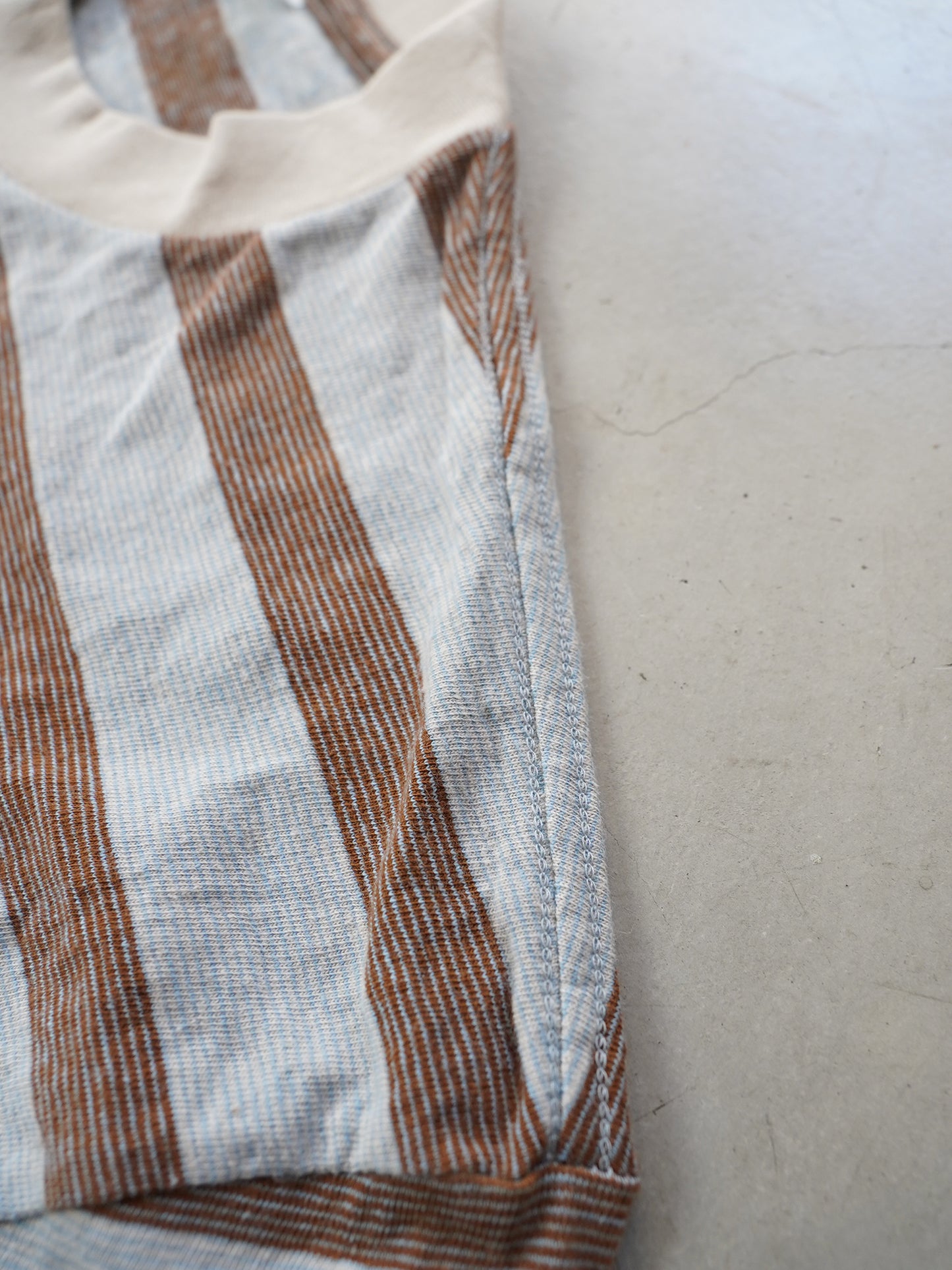 Horizontal striped Pocket Tee