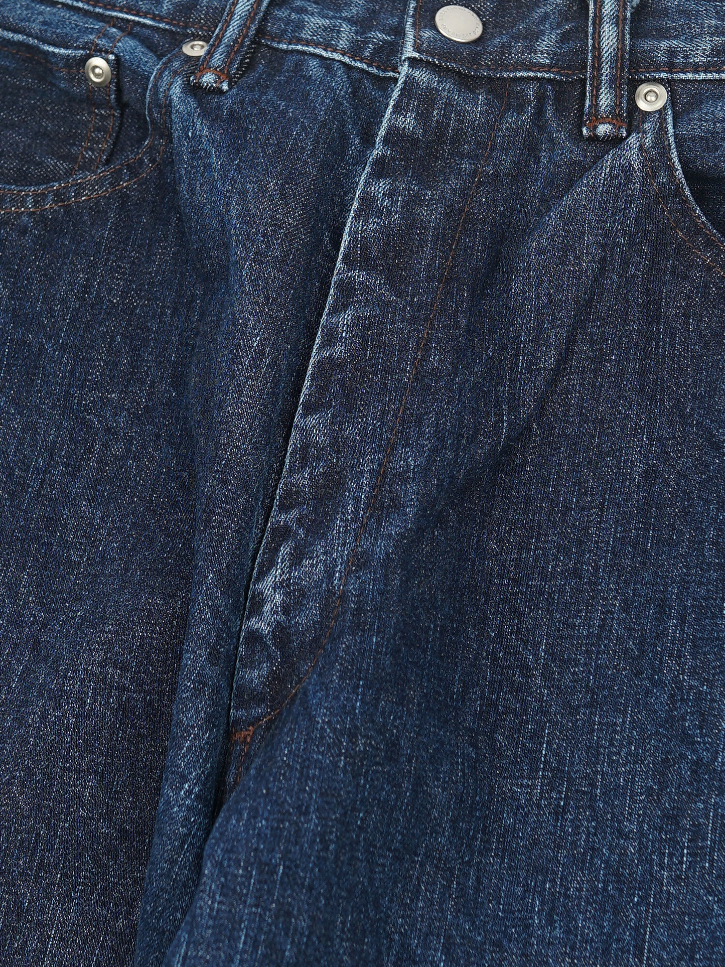 5 Pockets Denim Washed Indigo