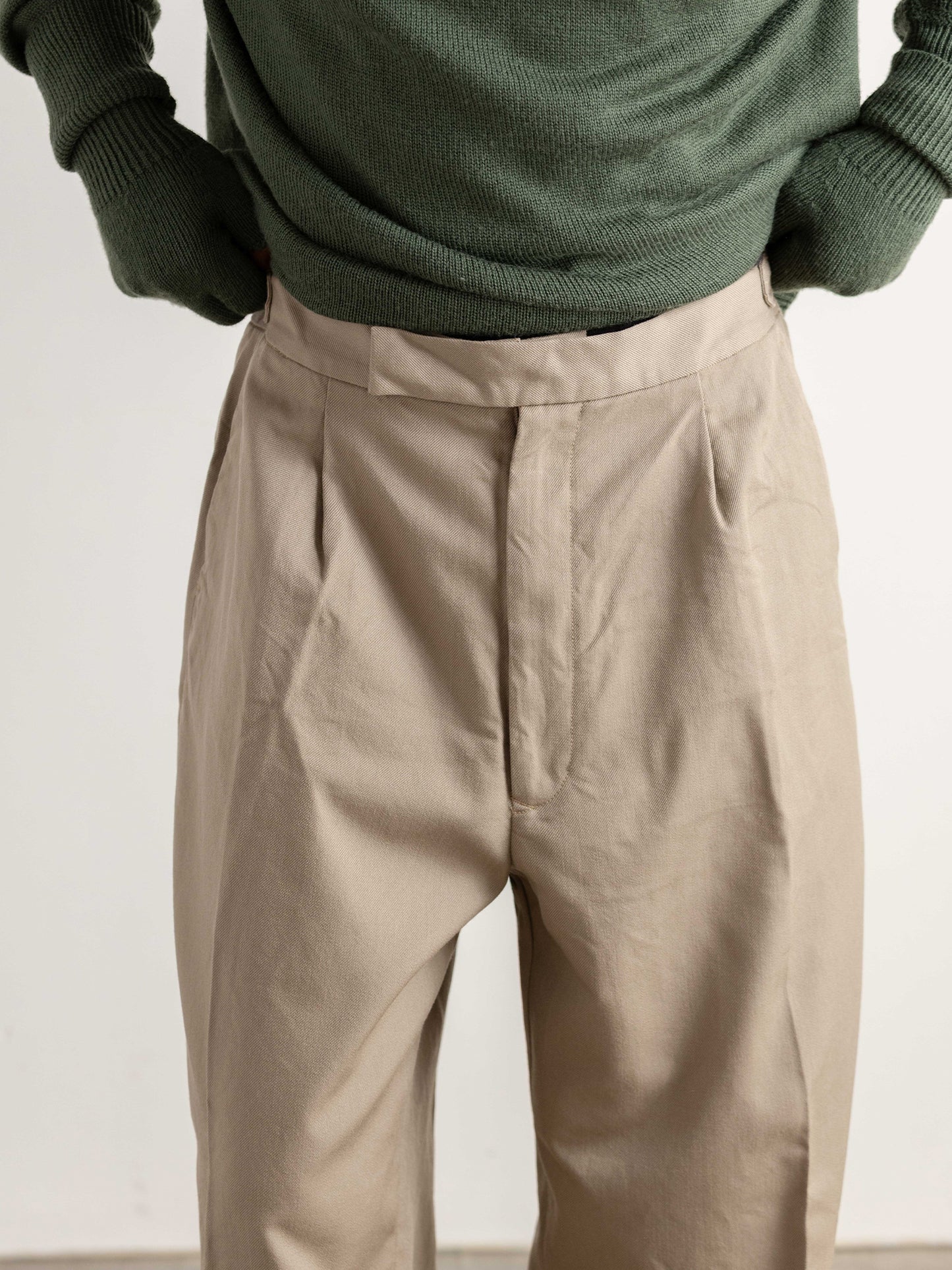 Wool Easy Trad Trousers