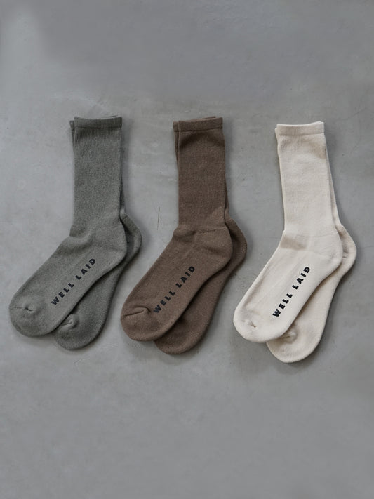 WELL LAID Organic Cotton Socks