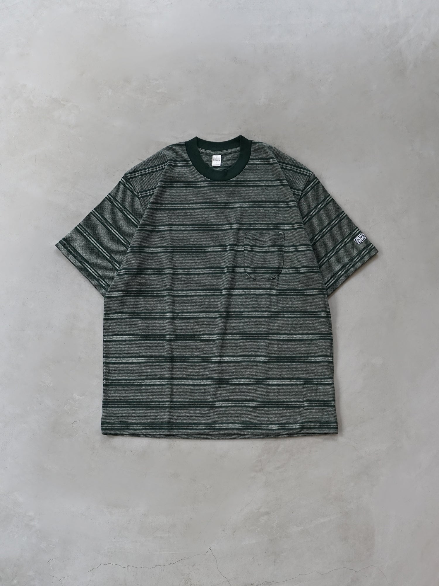 Horizontal Stripe Pocket Tee