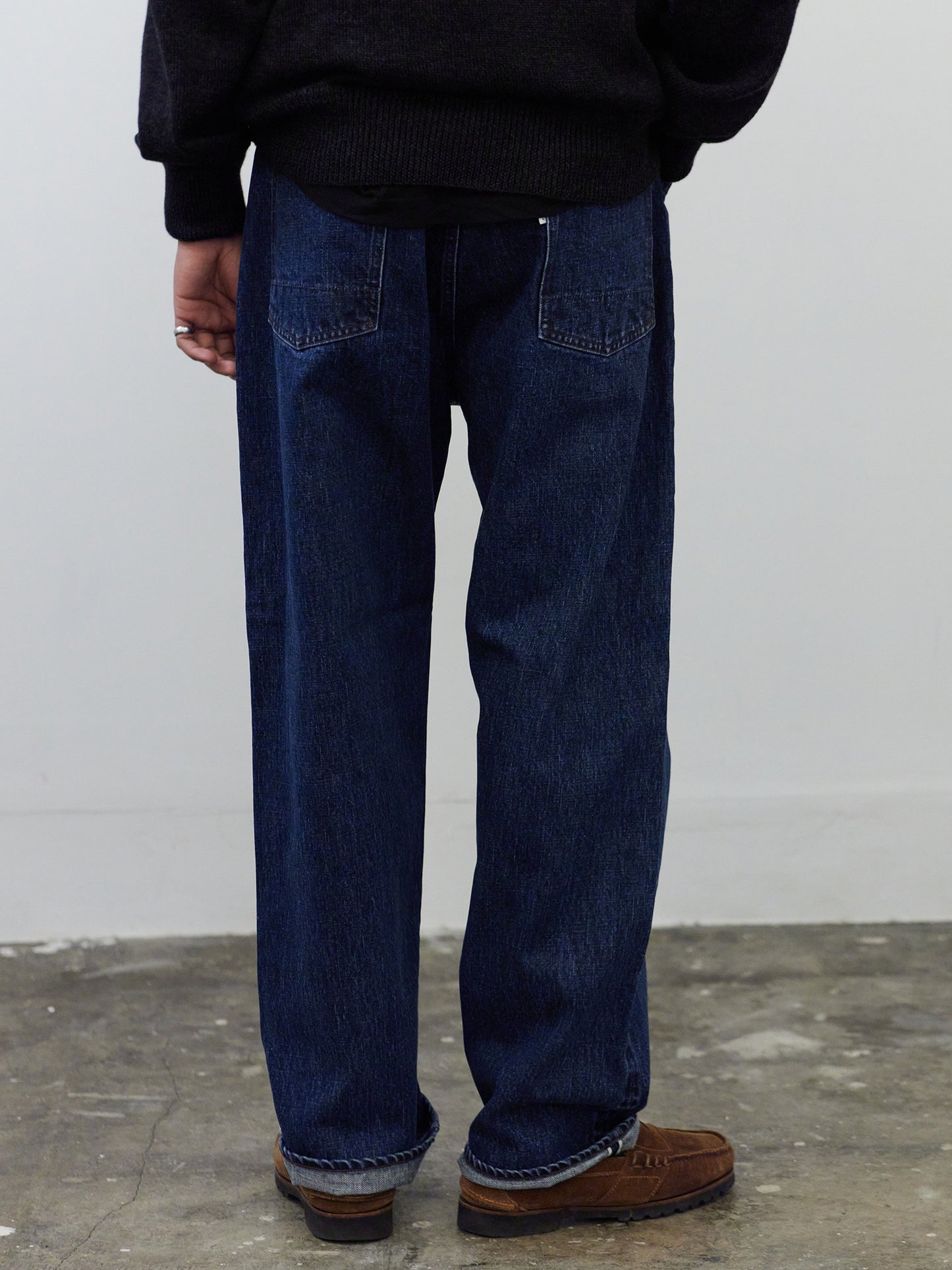 5 Pockets Denim Washed Indigo