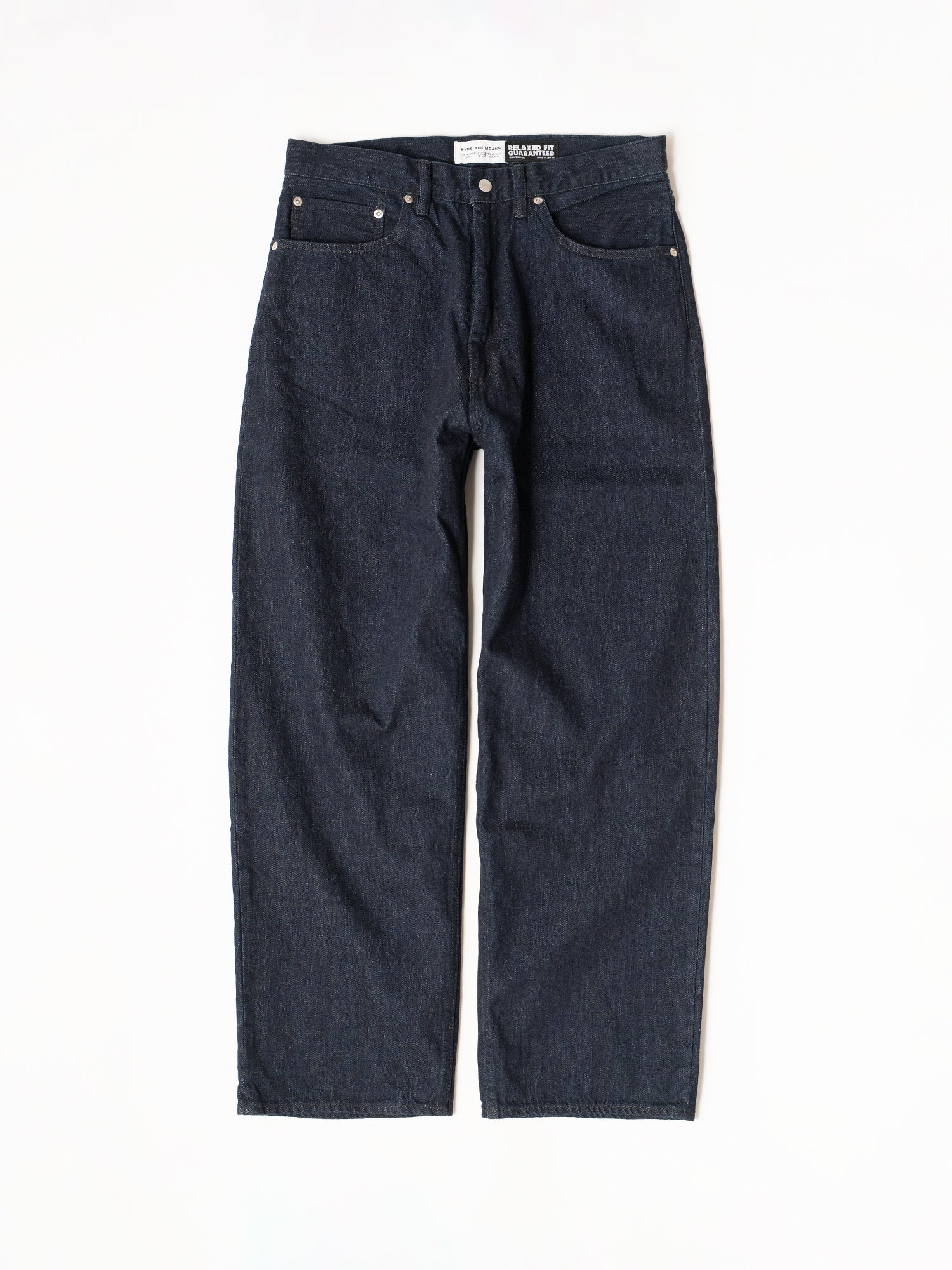 Relaxed Fit 5-Pocket Indigo Denim