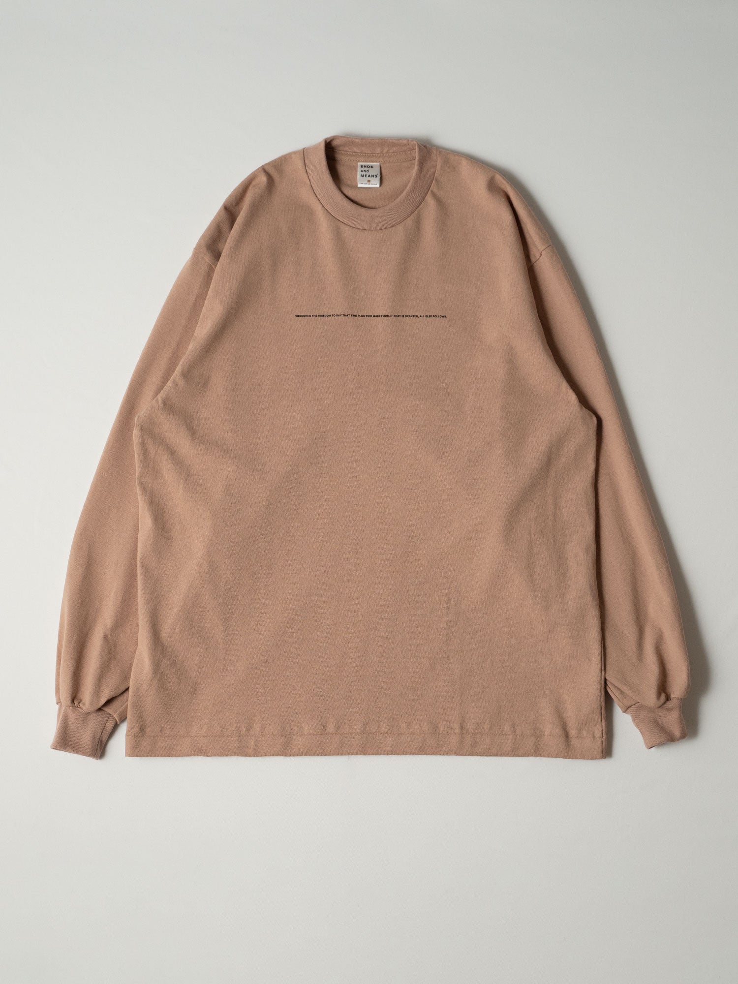 ENDS and MEANS EMRL L/S Tee – CUXTON HOUSE