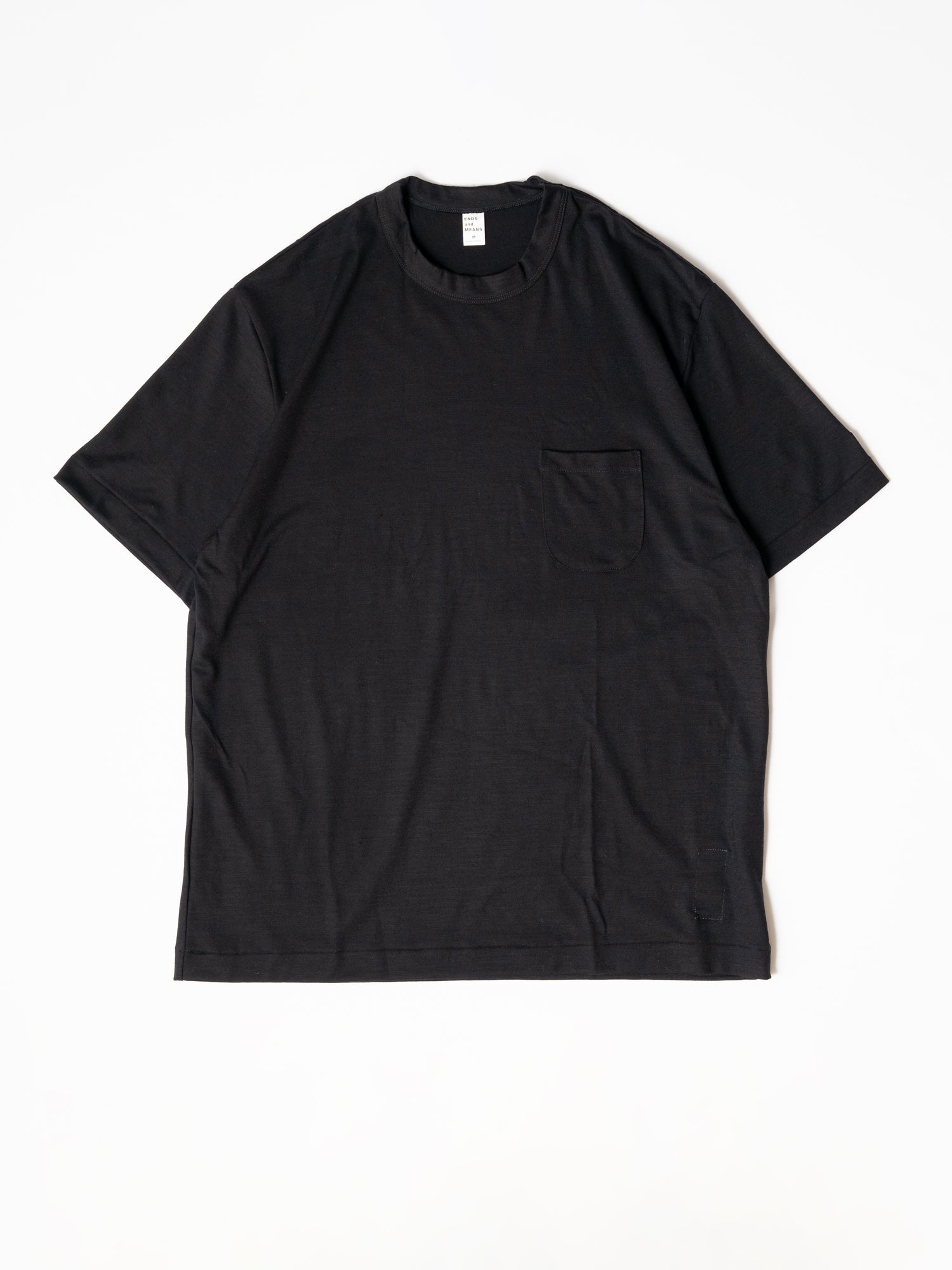 メリノウール ポケットTシャツ