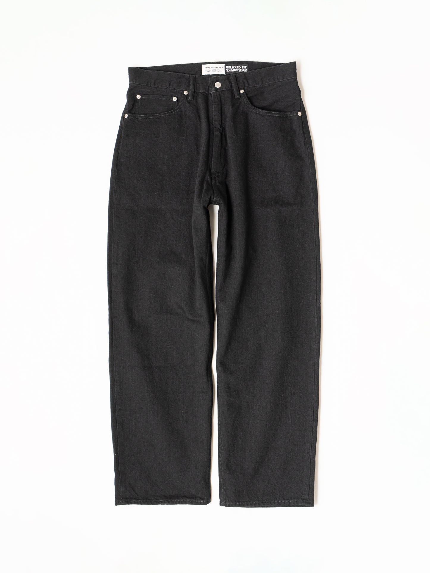 Relaxed fit 5 Pockets Denim Black