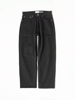 Relaxed Fit 5-Pocket Denim (Black)