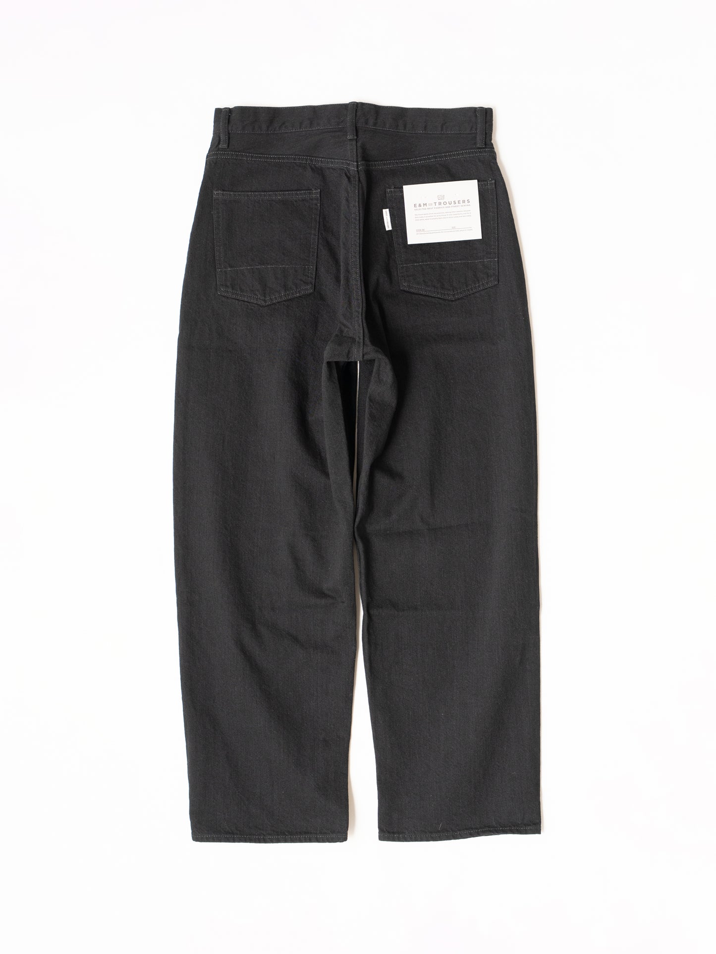 Relaxed fit 5 Pockets Denim Black