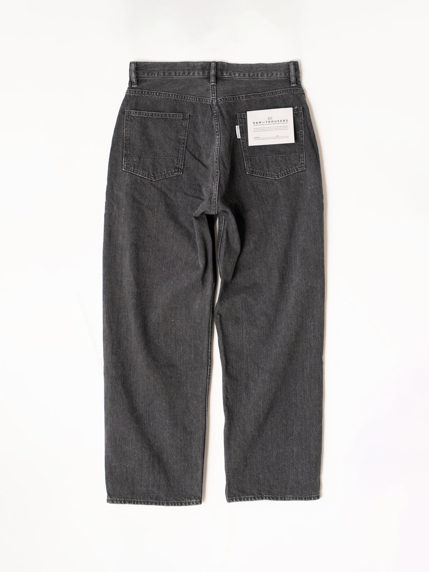 Relaxed fit 5 Pockets Denim Washed