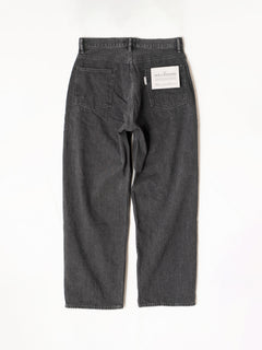 Relaxed fit 5-pocket washed denim