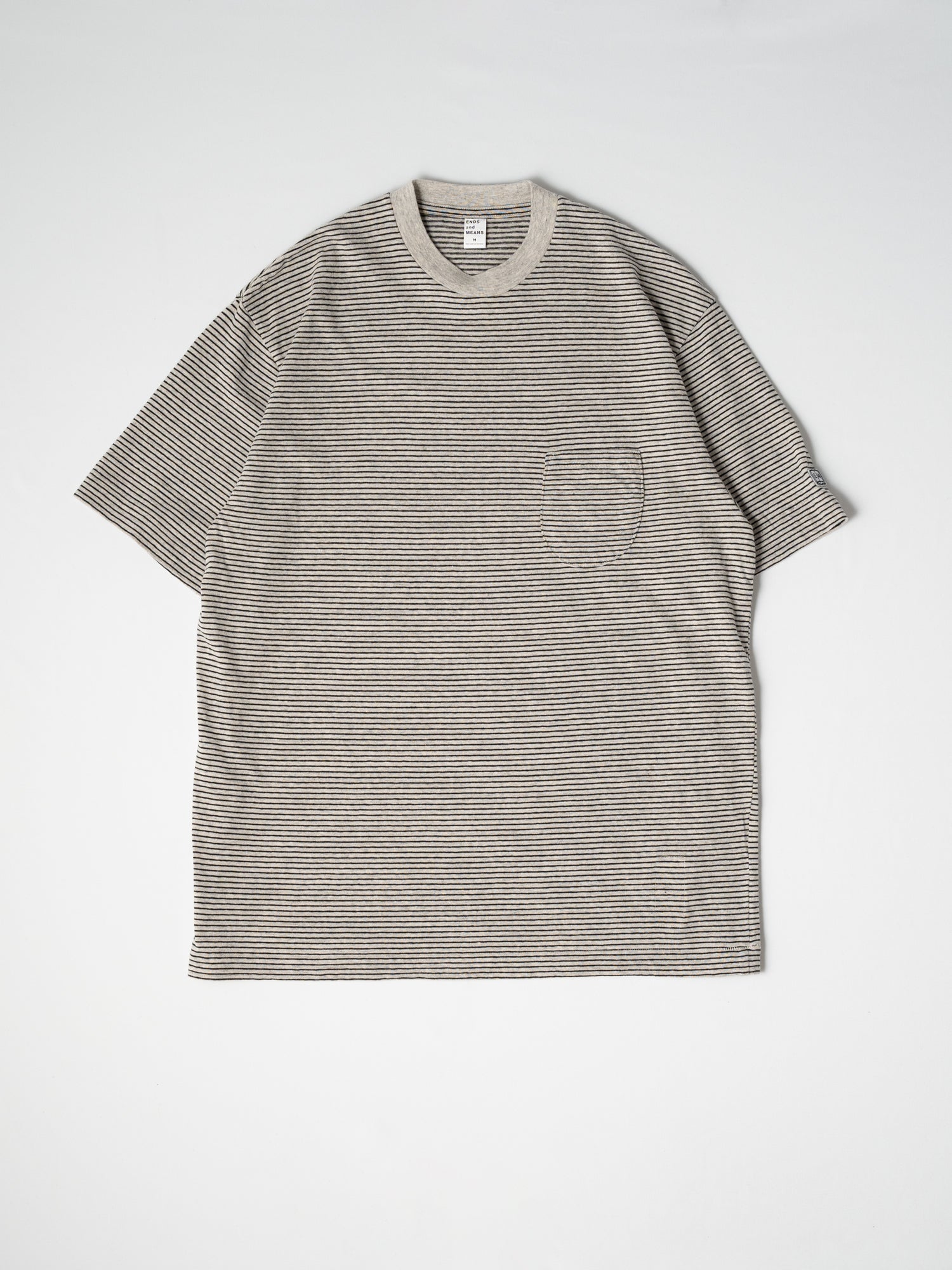 ENDS and MEANS Horizontal Striped Pocket Tee – CUXTON HOUSE