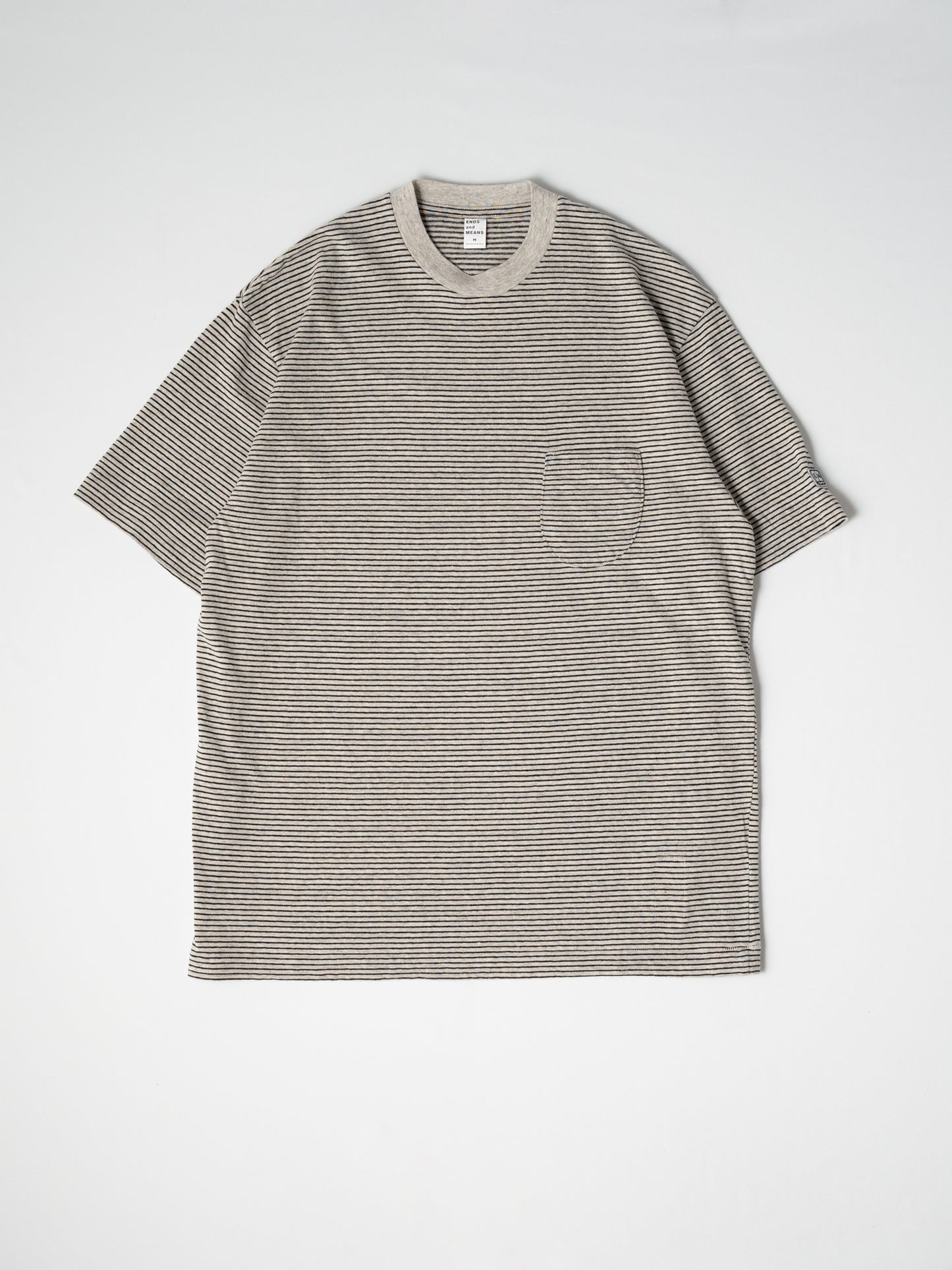 Horizontal Striped Pocket Tee