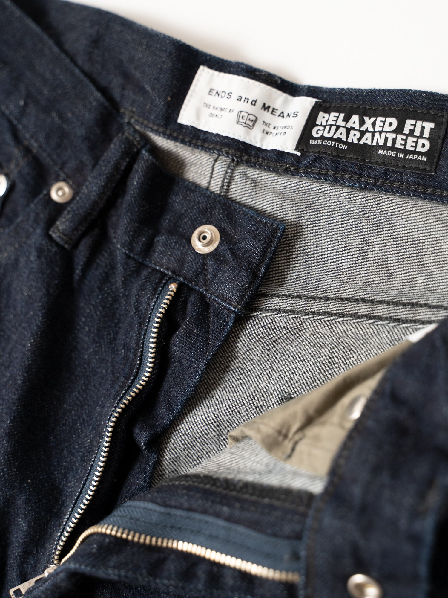 Relaxed Fit 5-Pocket Indigo Denim