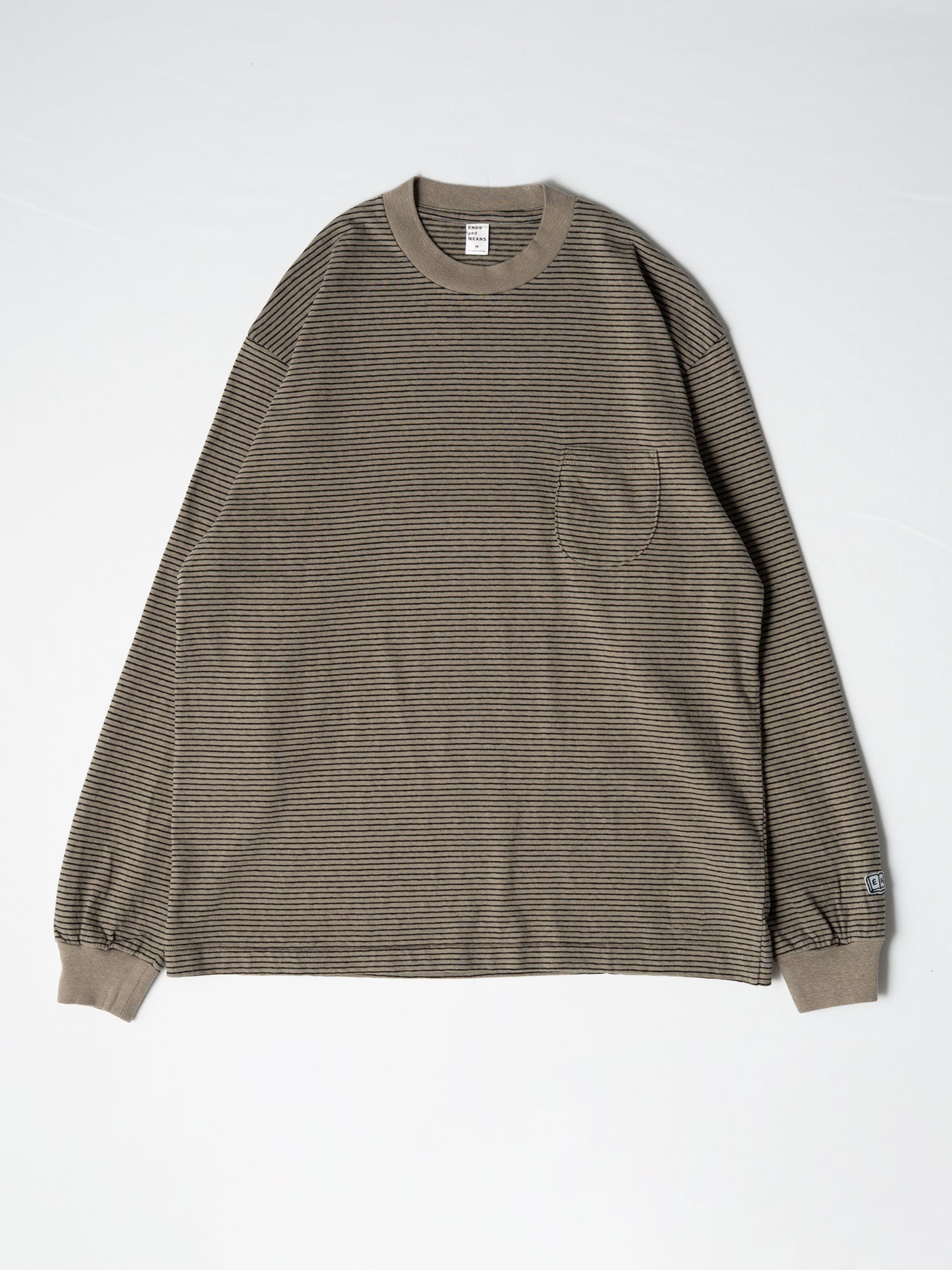 Horizontal Striped L/S Tee
