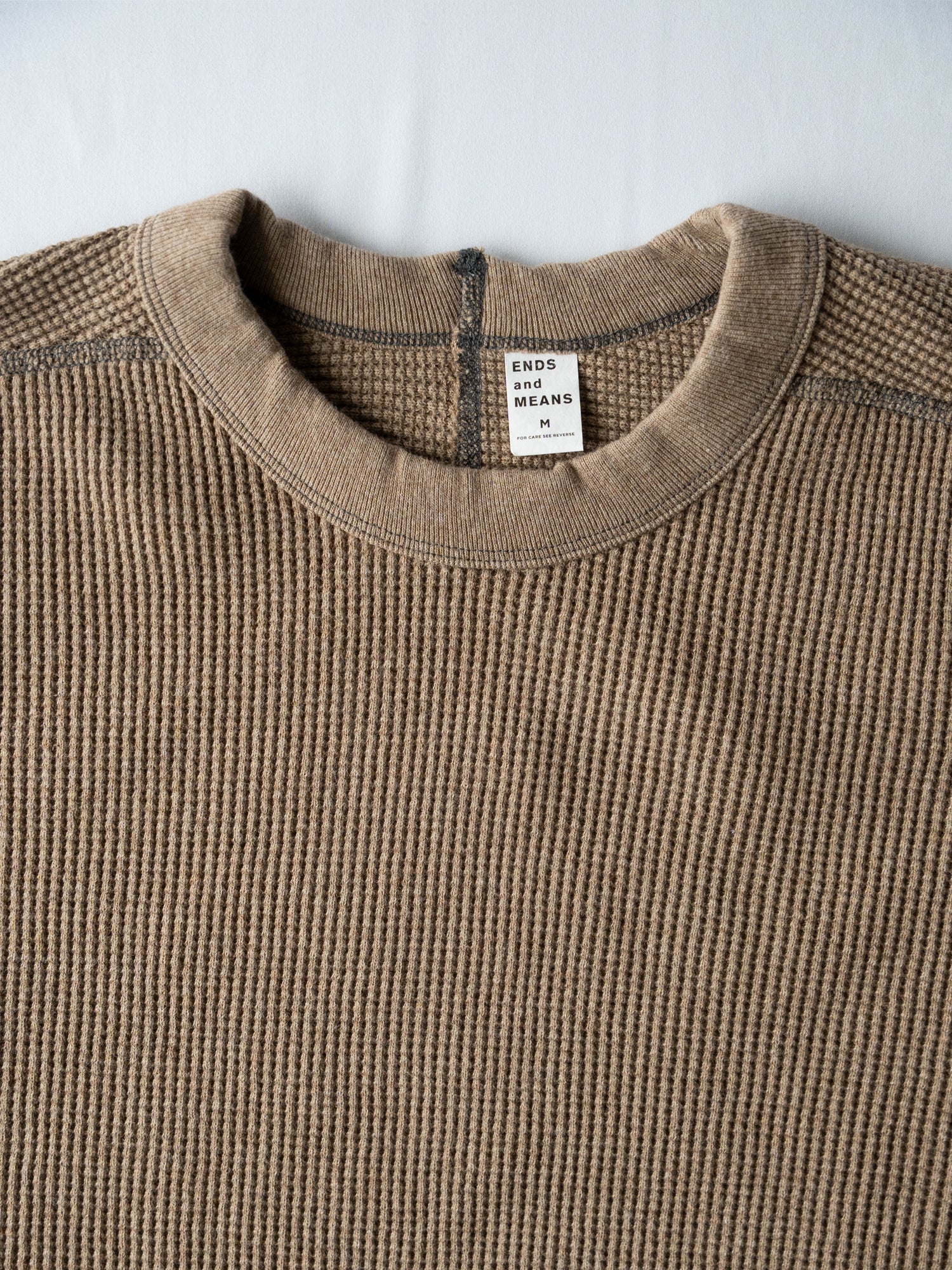 トップス ENDS and MEANS Waffle Thermal L/S M ENDS and MEANS / Waffle Themal L/S | iremono