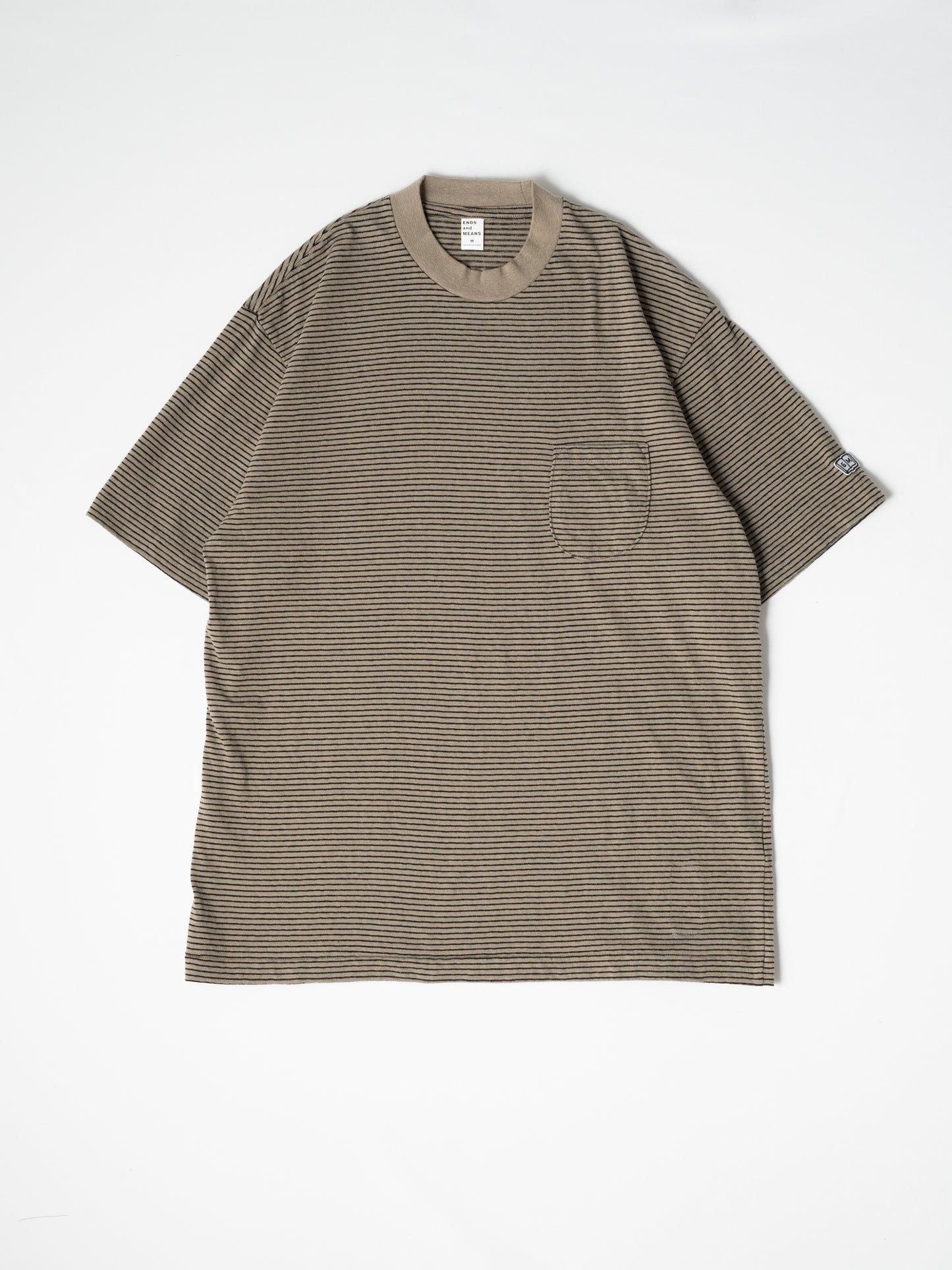 Horizontal Striped Pocket Tee